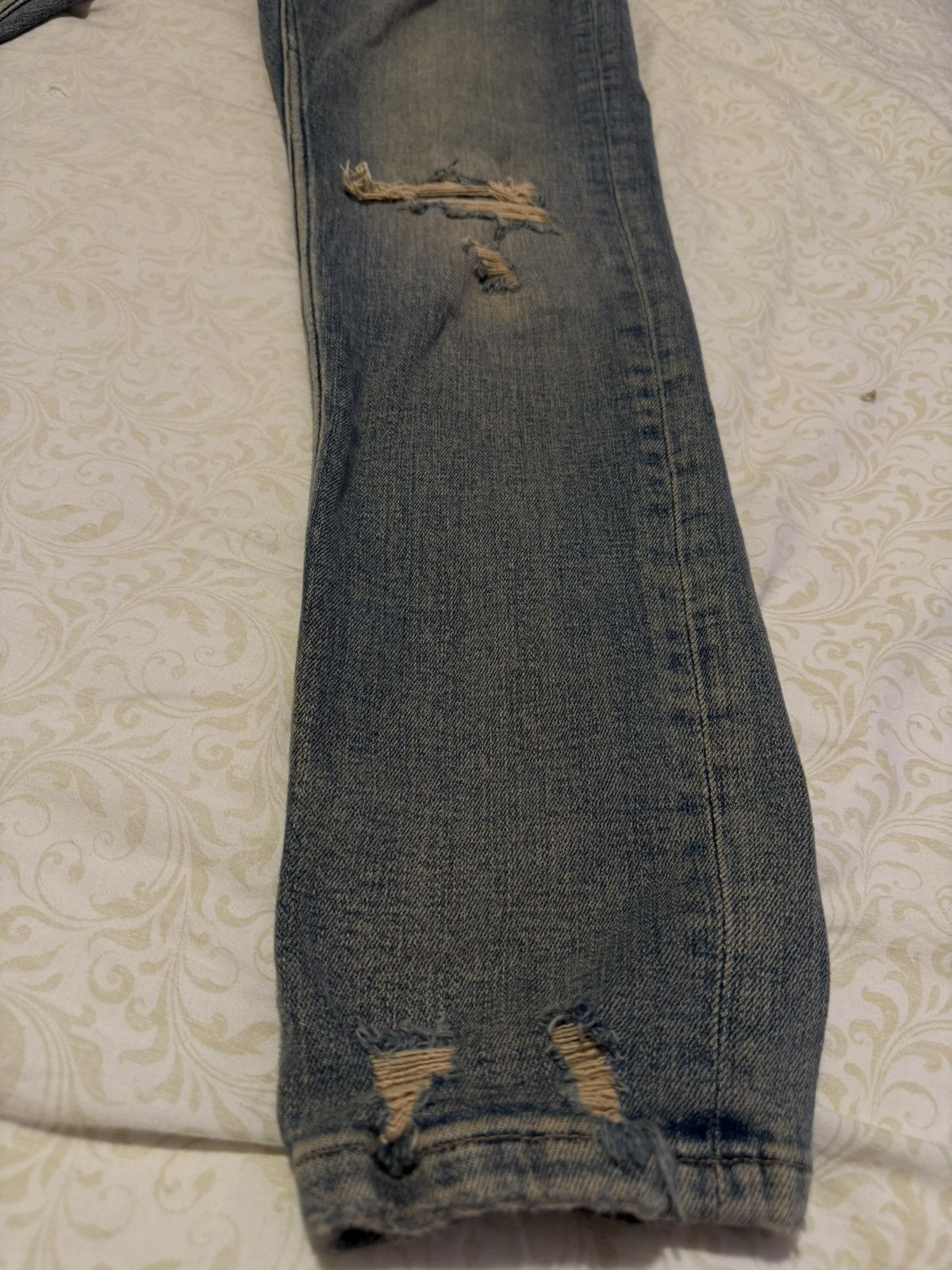 Zara Zara Slim ripped Jeans Size US 31 - 2 Thumbnail