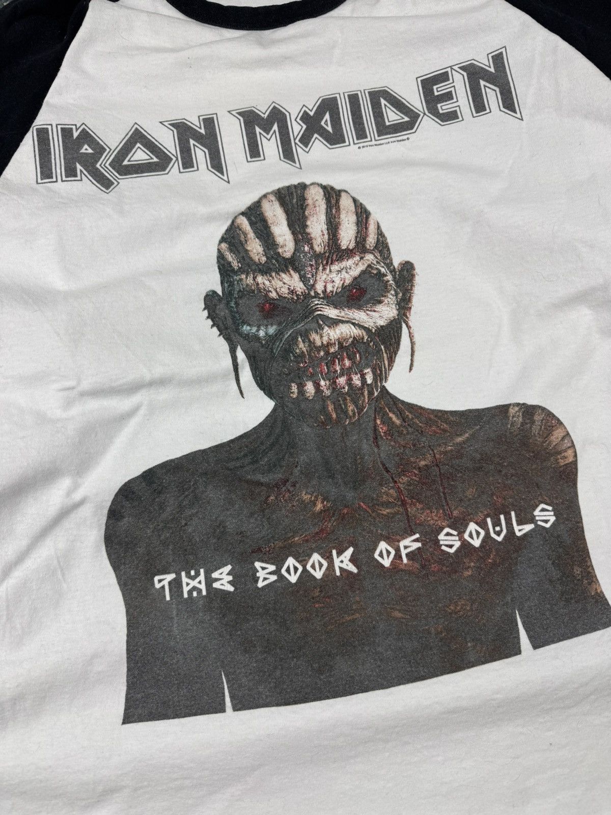 Band Tees Vintage 00s Iron Maiden the book of souls long sleeve tee Size US XL / EU 56 / 4 - 5 Thumbnail