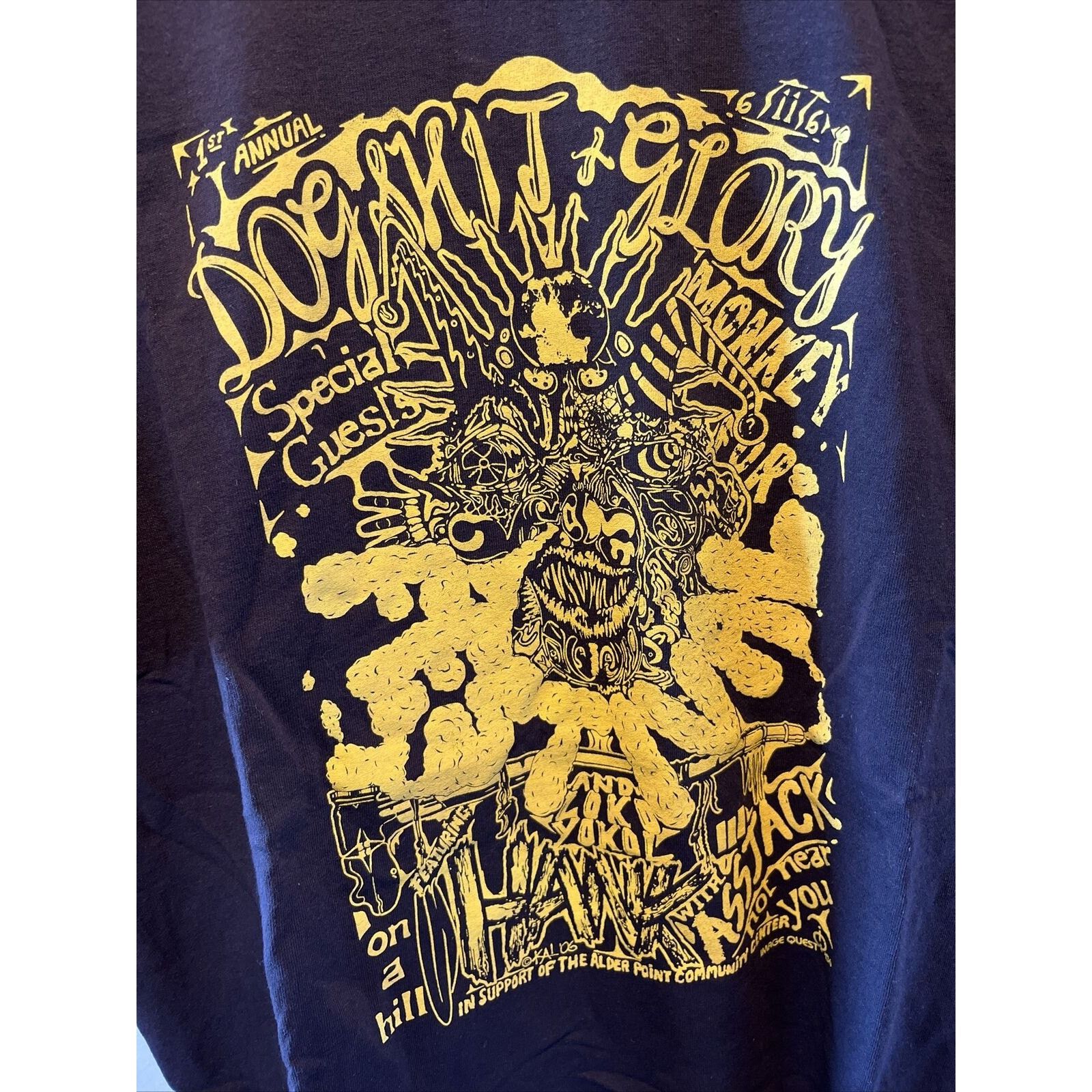 Gildan Dogsh*t & Glory Festival M Brown HANK III Monkey Fur 06 Tee Size US M / EU 48-50 / 2 - 8 Thumbnail