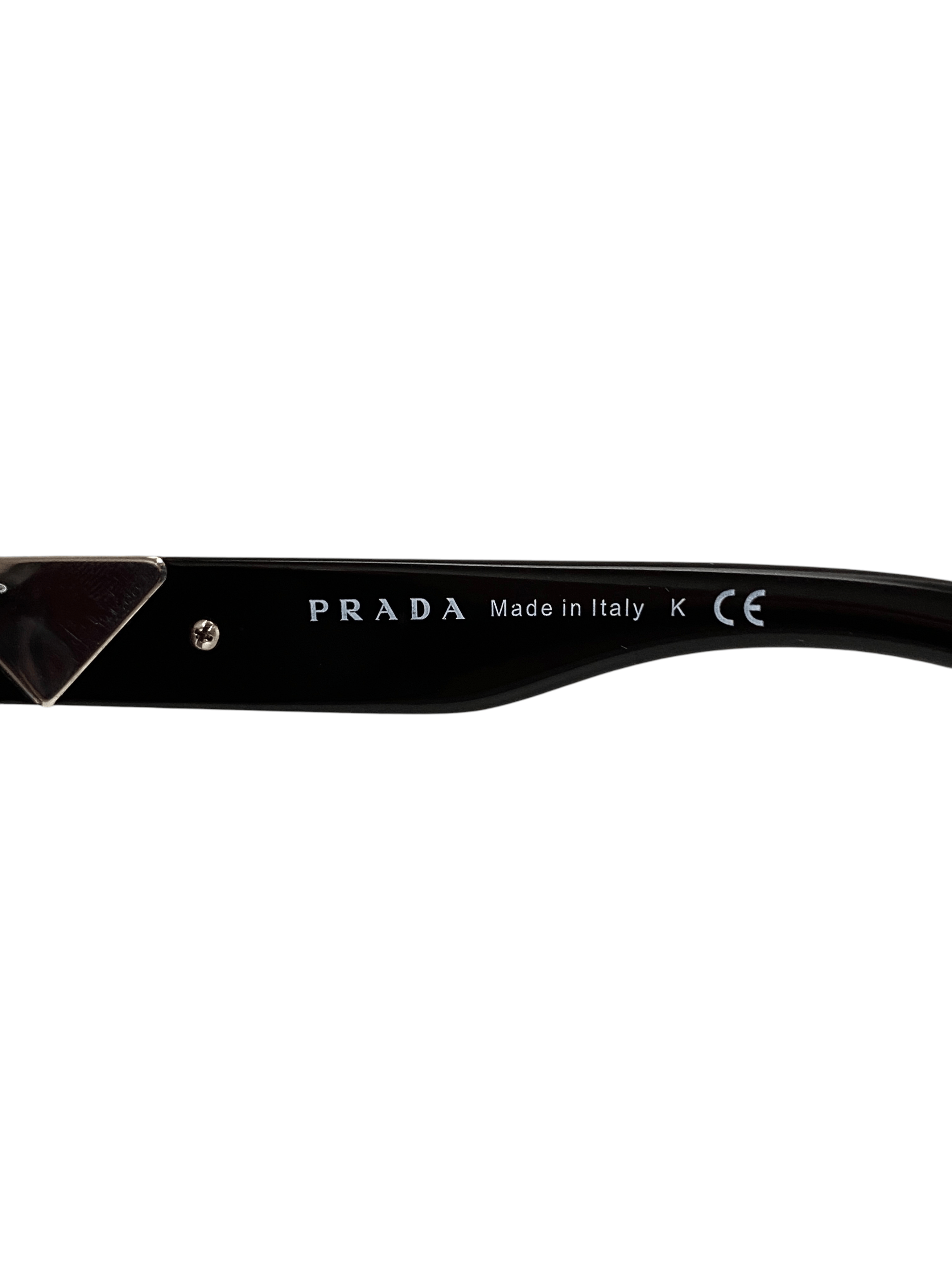 Prada Prada Milano Triangle Logo Oval Brown Oversized Sunglasses Size ONE SIZE - 12 Thumbnail