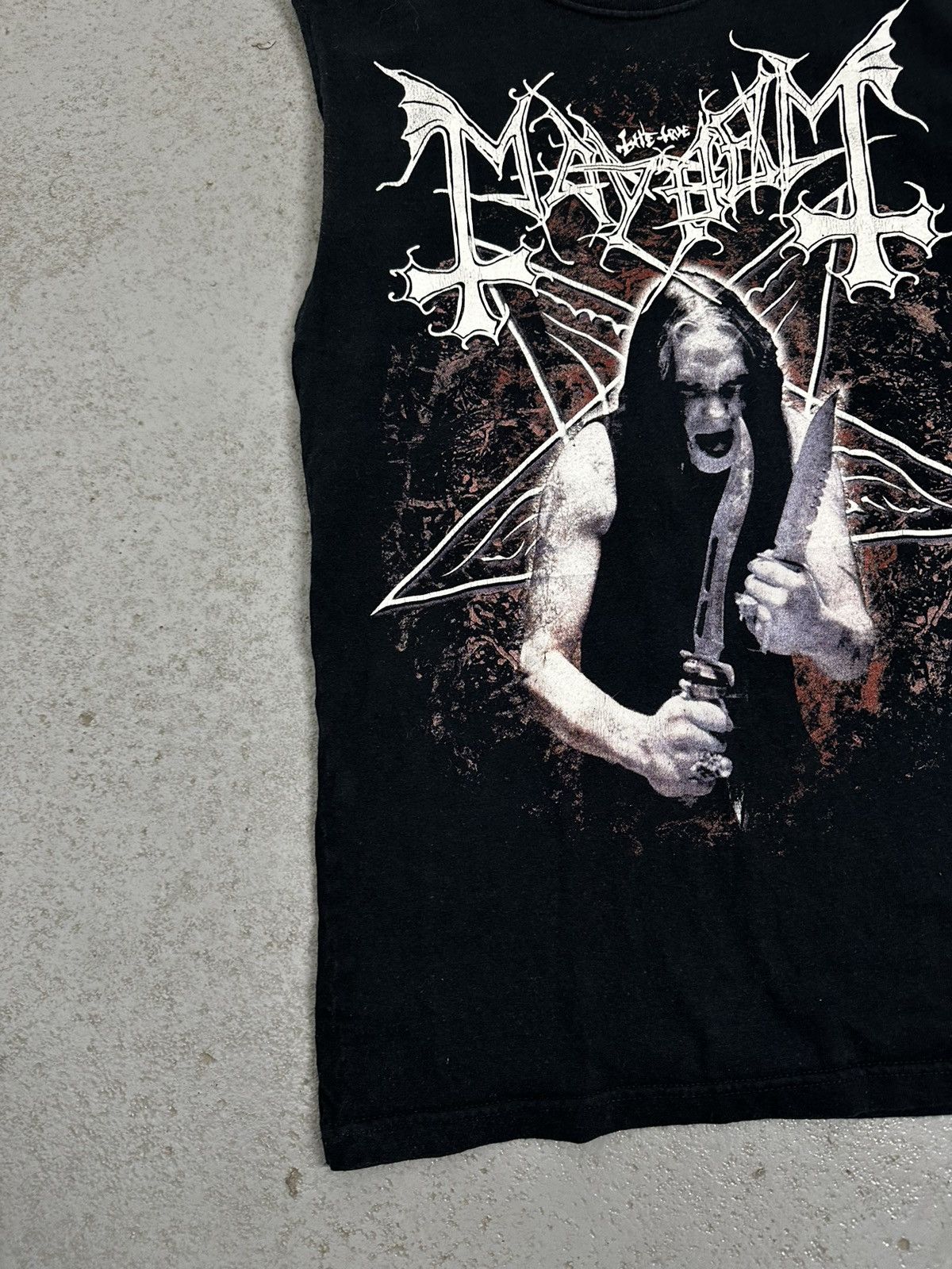 Band Tees Mayhem Death Dark Metal Rock Tank Top Size US S / EU 44-46 / 1 - 4 Thumbnail
