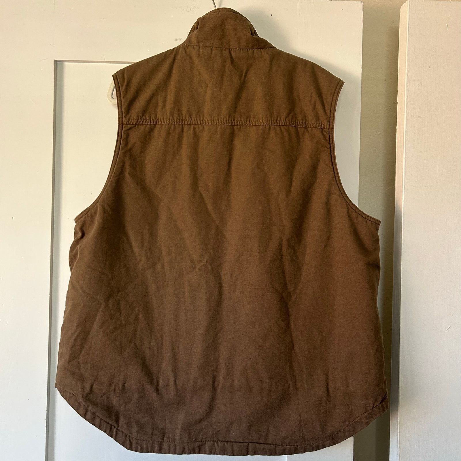 Wrangler Wrangler outerwear brown vest with fleece lining Size US XL / EU 56 / 4 - 8 Thumbnail