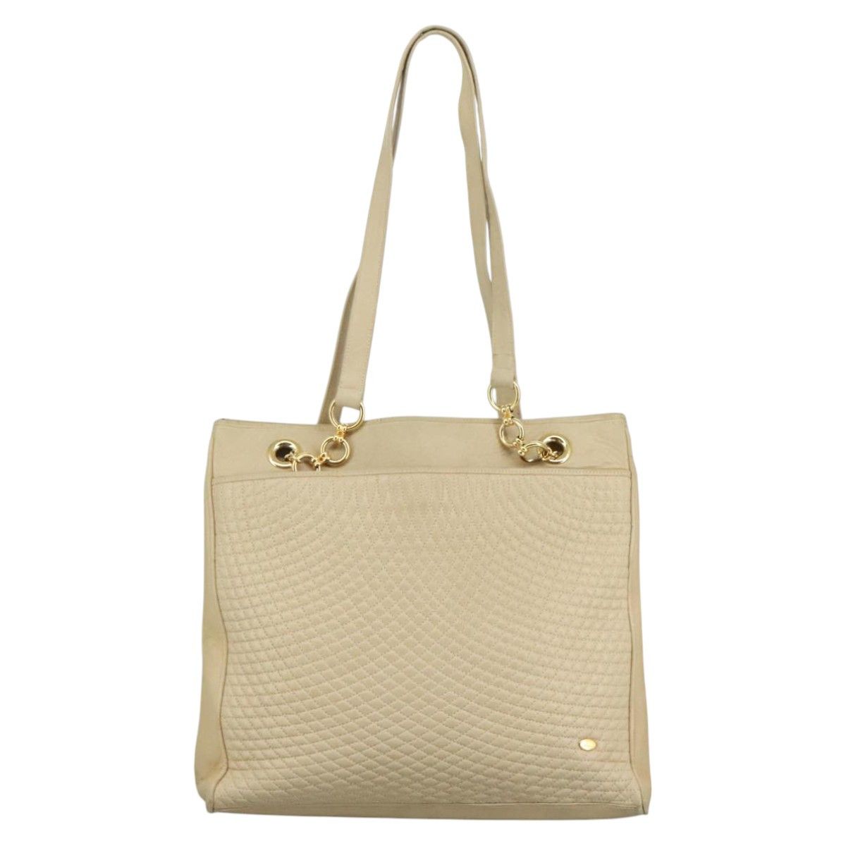 Bally Beige Leather Tote Bag (Pre-Owned) Size ONE SIZE - 1 Thumbnail