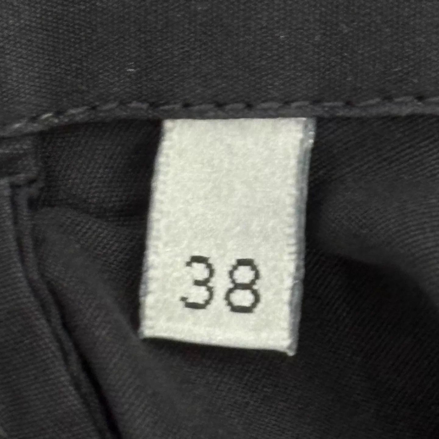 Dior DIOR Men Black Logo Embro Pointed Collar LS Shirt Size US S / EU 44-46 / 1 - 5 Thumbnail