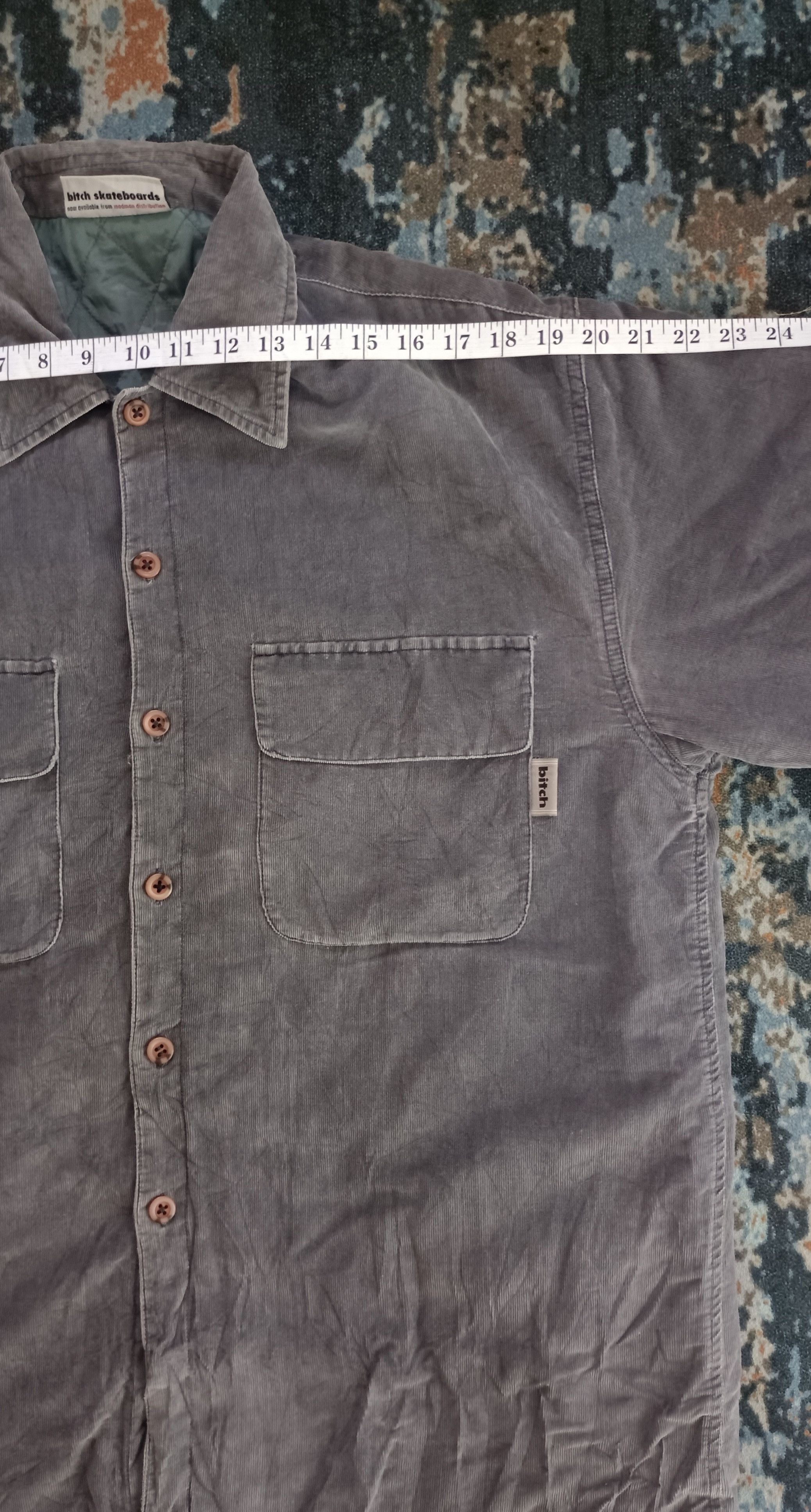 Shorty's Skateboards Vintage🔥 BITCH SKATEBOARDS CORDUROY SHIRT JACKET Size US L / EU 52-54 / 3 - 14 Thumbnail