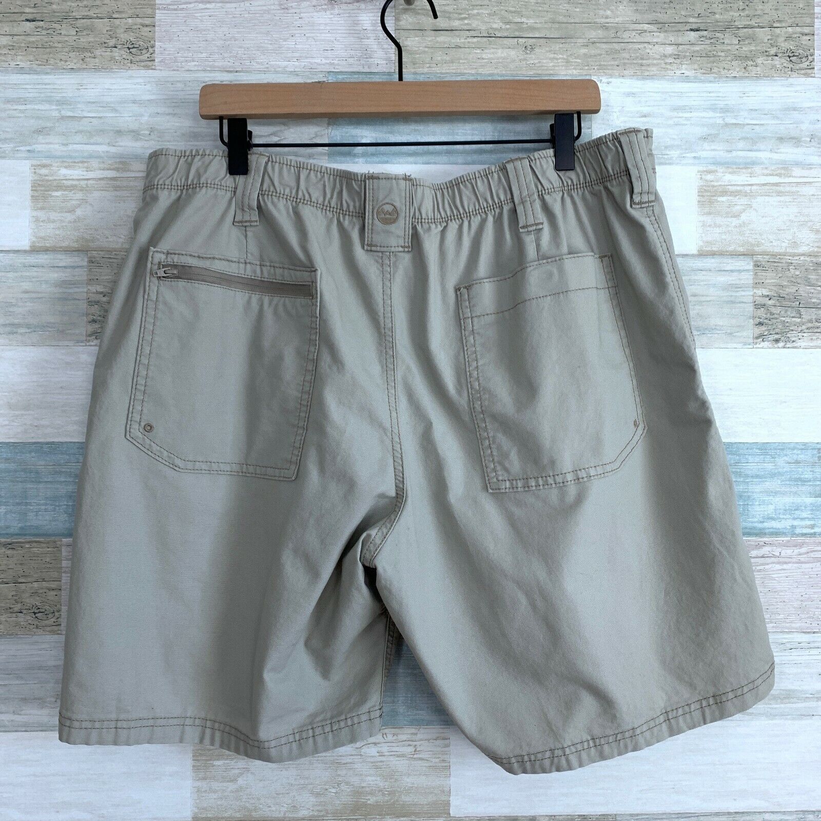 Marmot Marmot Elastic Waist Cargo 8" Shorts Beige Flat Hike Mens 38 Size US 38 / EU 54 - 4 Thumbnail