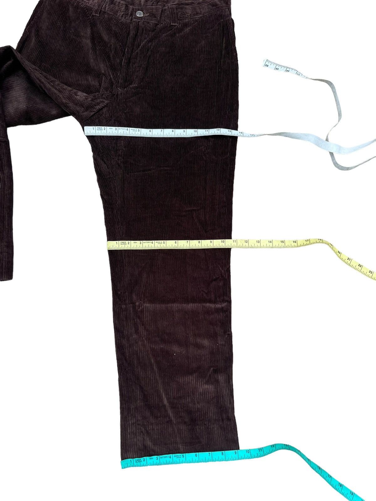 Pal Zileri Vintage 90s Pal Zileri Dark Brown Corduroy Trouser Pant Size US 34 / EU 50 - 4 Thumbnail