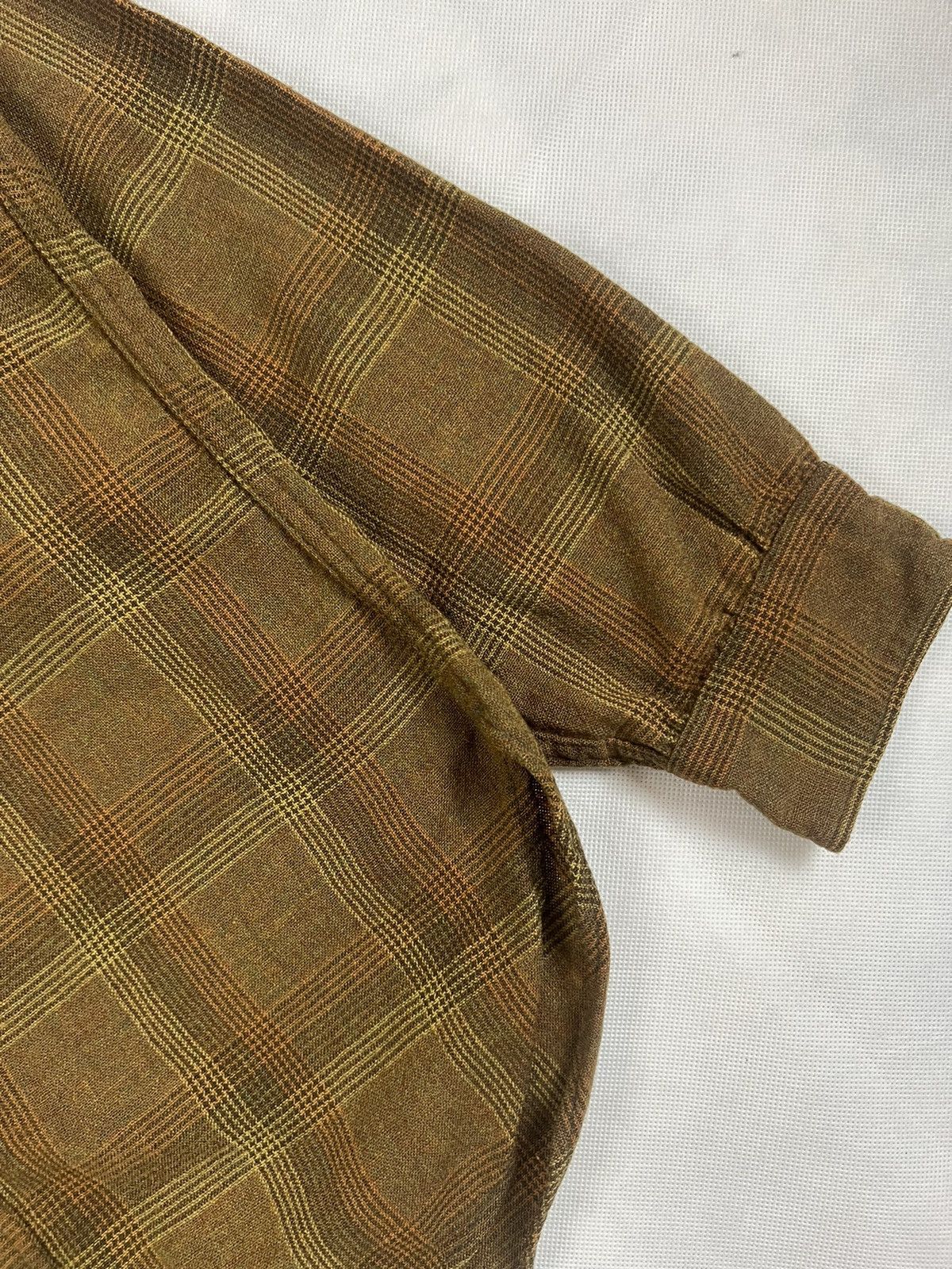 Pendleton 1950's Brown Plaid Pendleton Wool Field Shirt Size US M / EU 48-50 / 2 - 6 Thumbnail