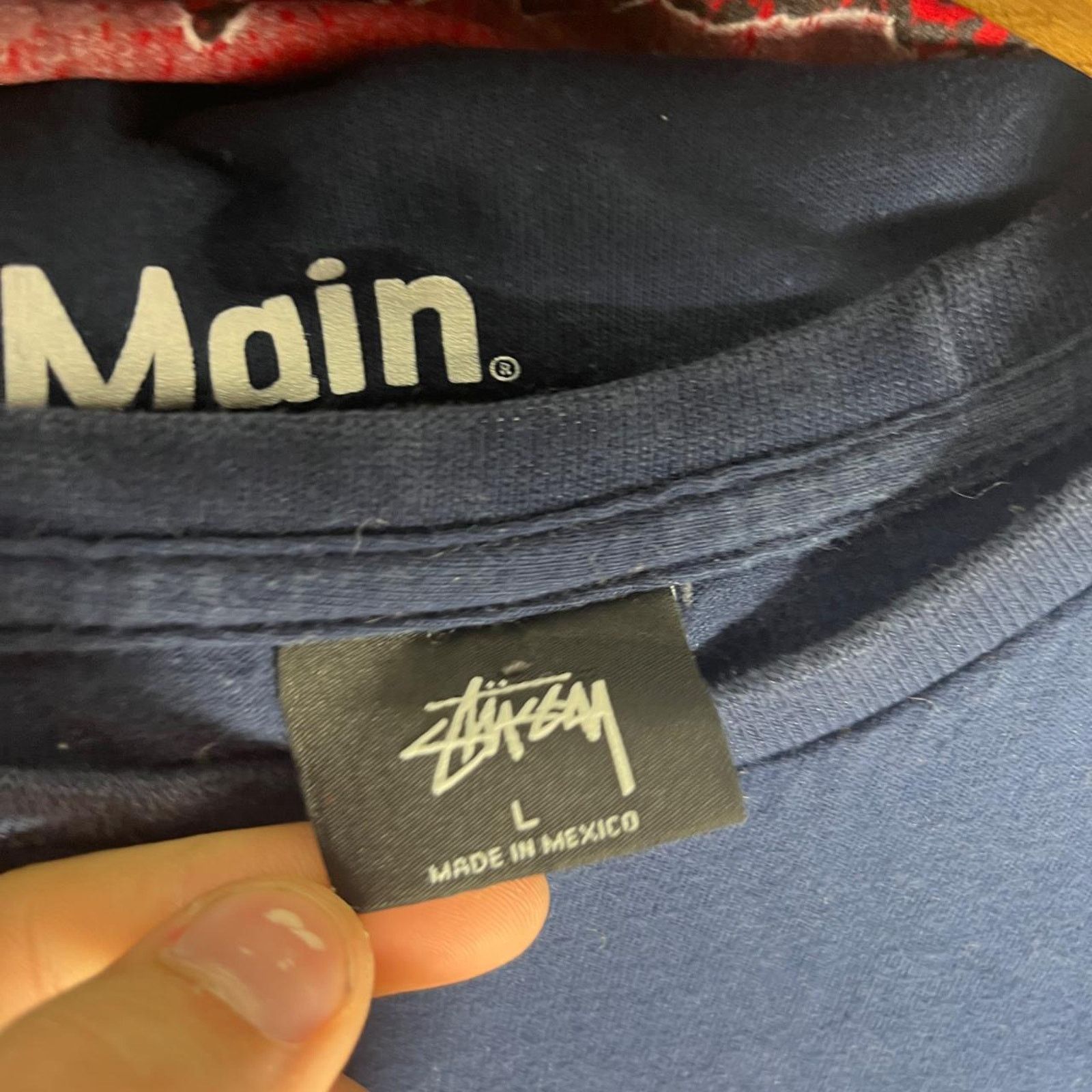 Stussy Blue stussy graphic shirt Size US L / EU 52-54 / 3 - 2 Thumbnail