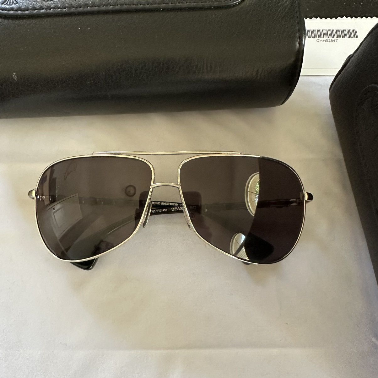 Chrome Hearts Chrome Hearts 'Beast BBC' Black Gradient 925 Silver Glasses Size ONE SIZE - 2 Thumbnail