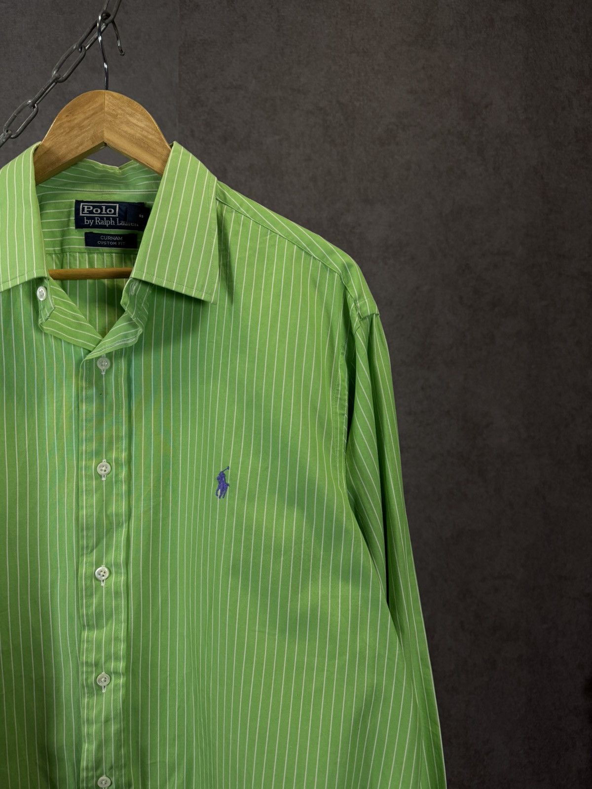 Polo Ralph Lauren Polo Ralph Lauren curham designer striped vintage shirt Size US XL / EU 56 / 4 - 2 Thumbnail