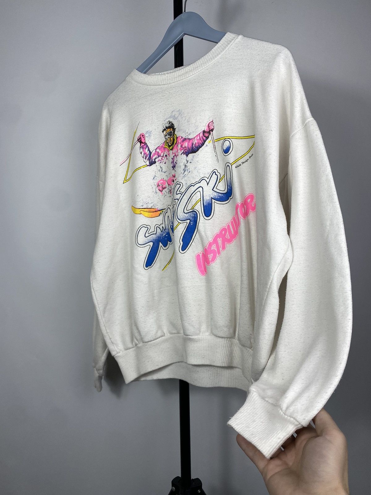 Vintage Vintage 80s Logo Y2K Swiss SKI Instructor Sweatshirt Size US M / EU 48-50 / 2 - 3 Thumbnail