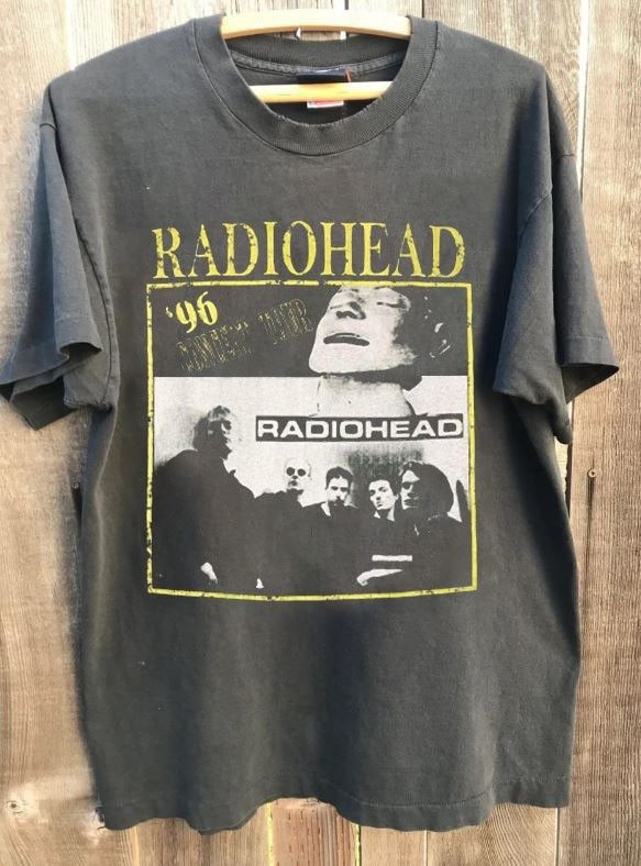 Other Radiohead Band Tour 2025 Charcoal Unisex T shirt Size US L / EU 52-54 / 3 - 1 Preview