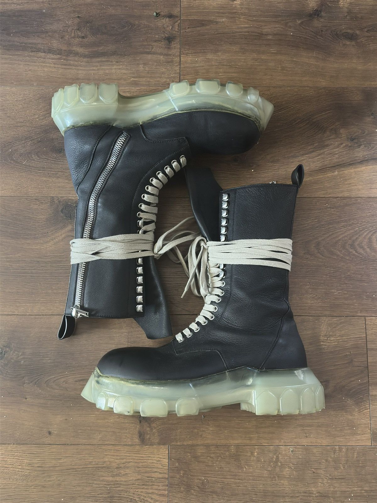 Rick Owens Rick Owens FW20 Tecuatl Megalace Bozo Tractor Boot