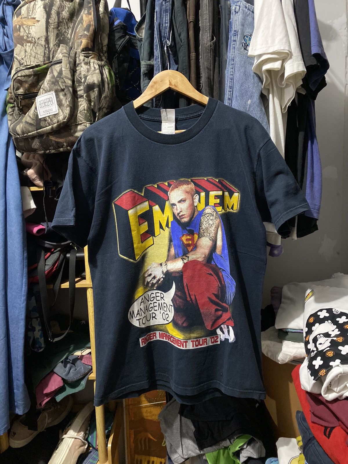 Band Tees × Eminem × Rap Tees Eminem Anger Management Tour 2002 Size US L / EU 52-54 / 3 - 2 Thumbnail