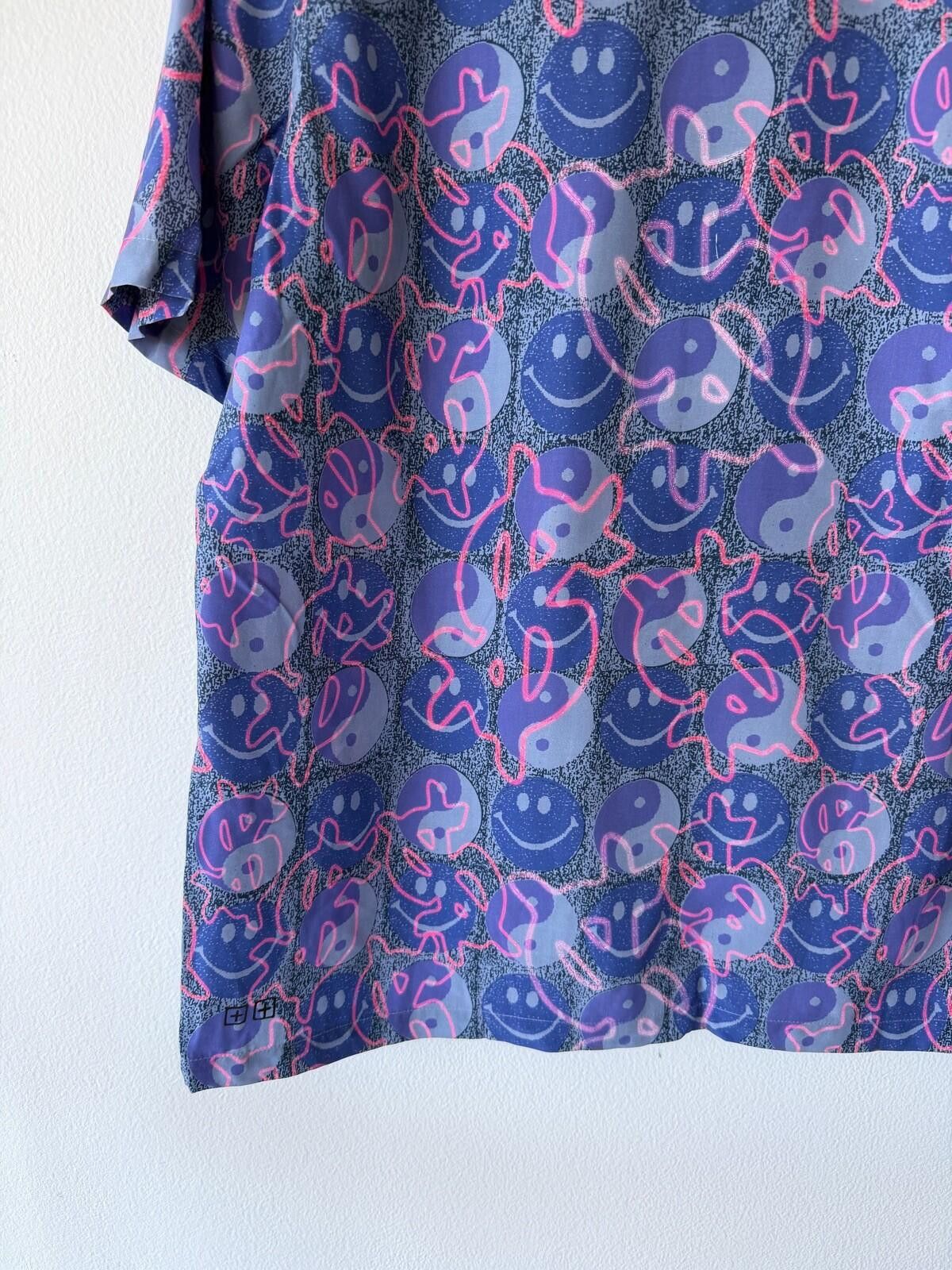 Ksubi new ksubi medium short sleeve resort shirt yin yang blue Size US M / EU 48-50 / 2 - 7 Thumbnail