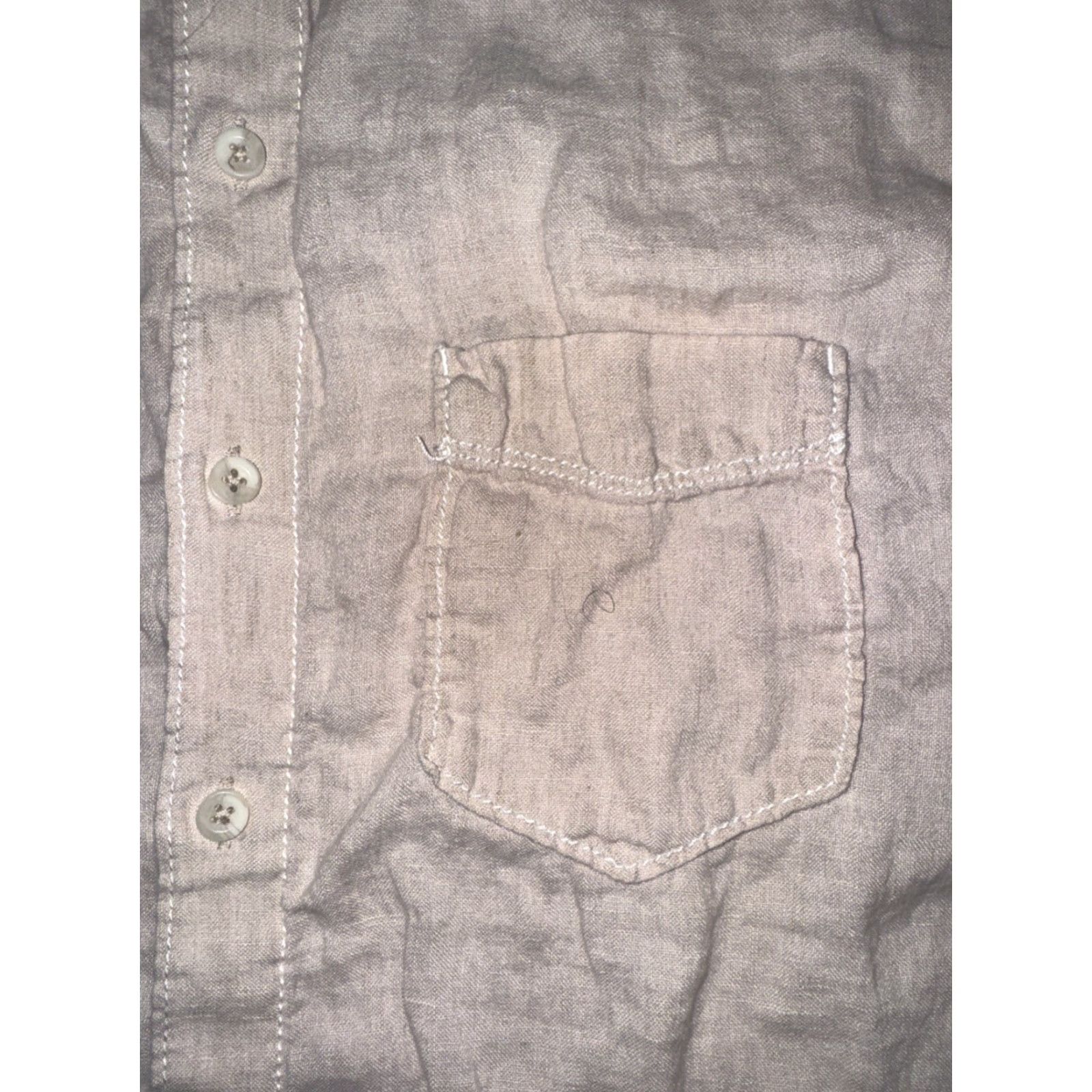Tommy Bahama Tommy Bahama Shirt Men Small Tan 100% Linen Short Sleeve Button-Up Beach Classic Hawaiian Size US S / EU 44-46 / 1 - 2 Thumbnail