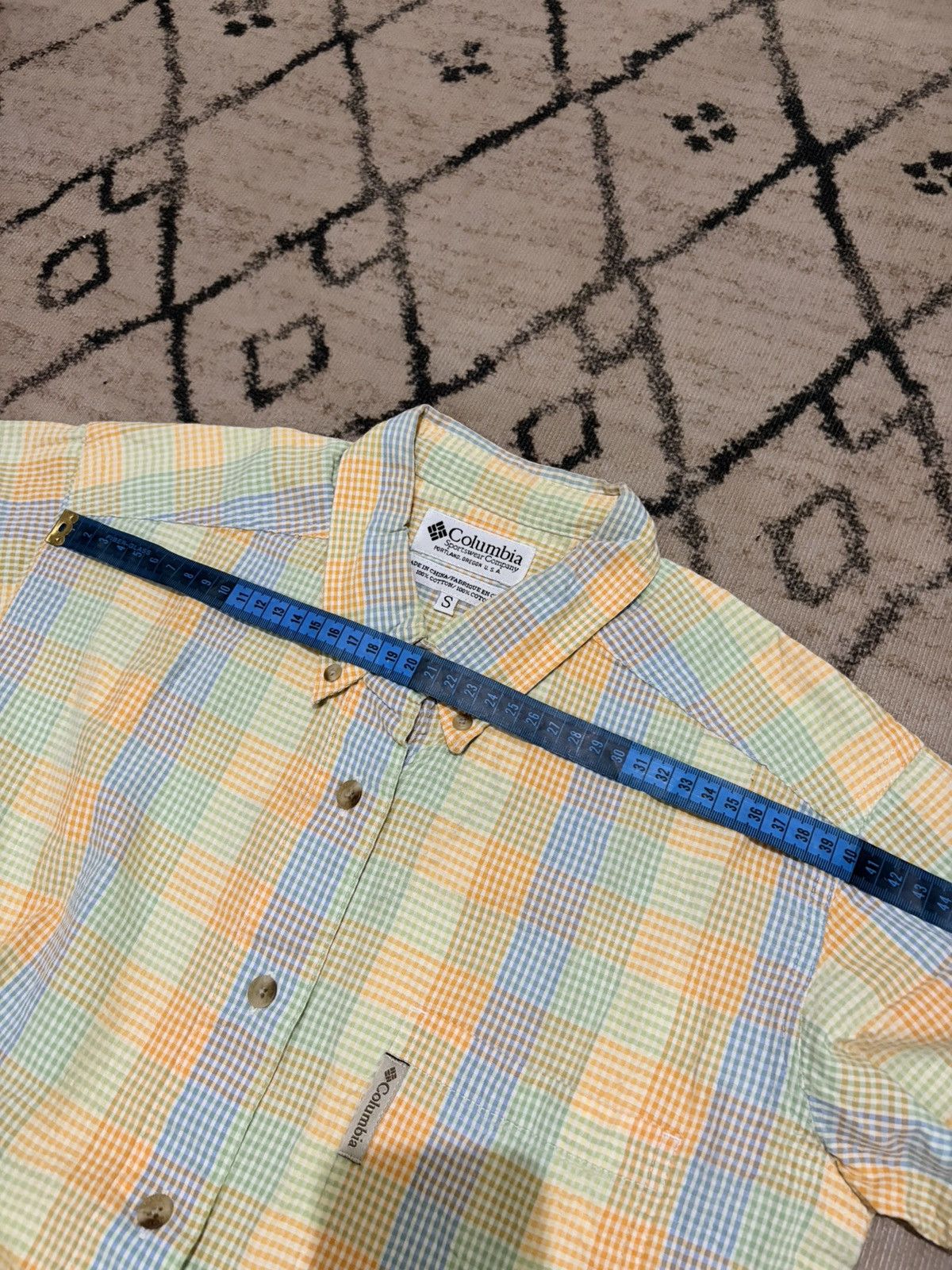 Columbia Columbia Gingham Button Up Shirt Size US S / EU 44-46 / 1 - 12 Thumbnail