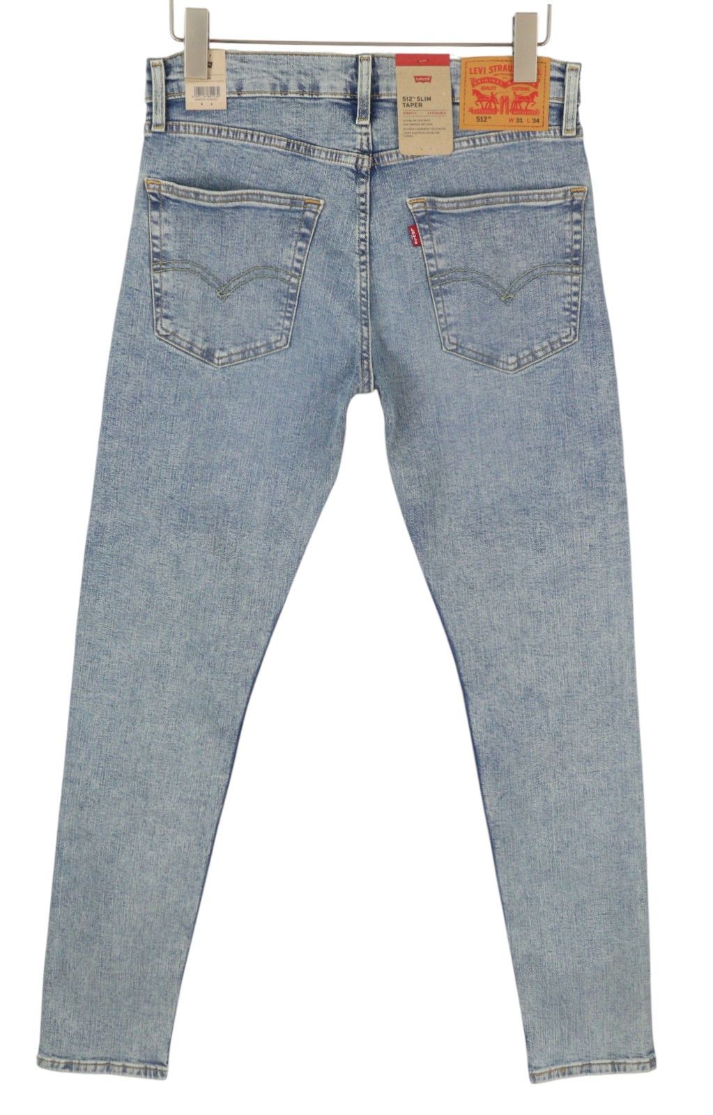 Levi's 512 W31/L34 Slim Taper Zip Faded Blue Jeans 87087 Size US 31 - 4 Thumbnail
