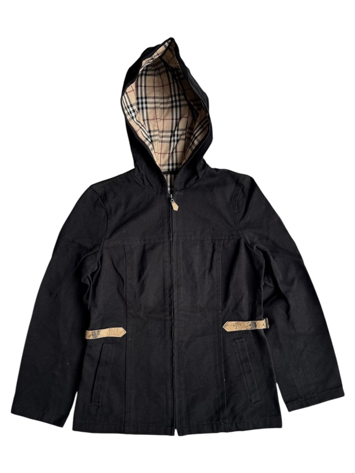 Burberry VERY RARE VINTAGE JACKET BURBERRY CANVAS NOVA CHECK Size US S / EU 44-46 / 1 - 1 Thumbnail