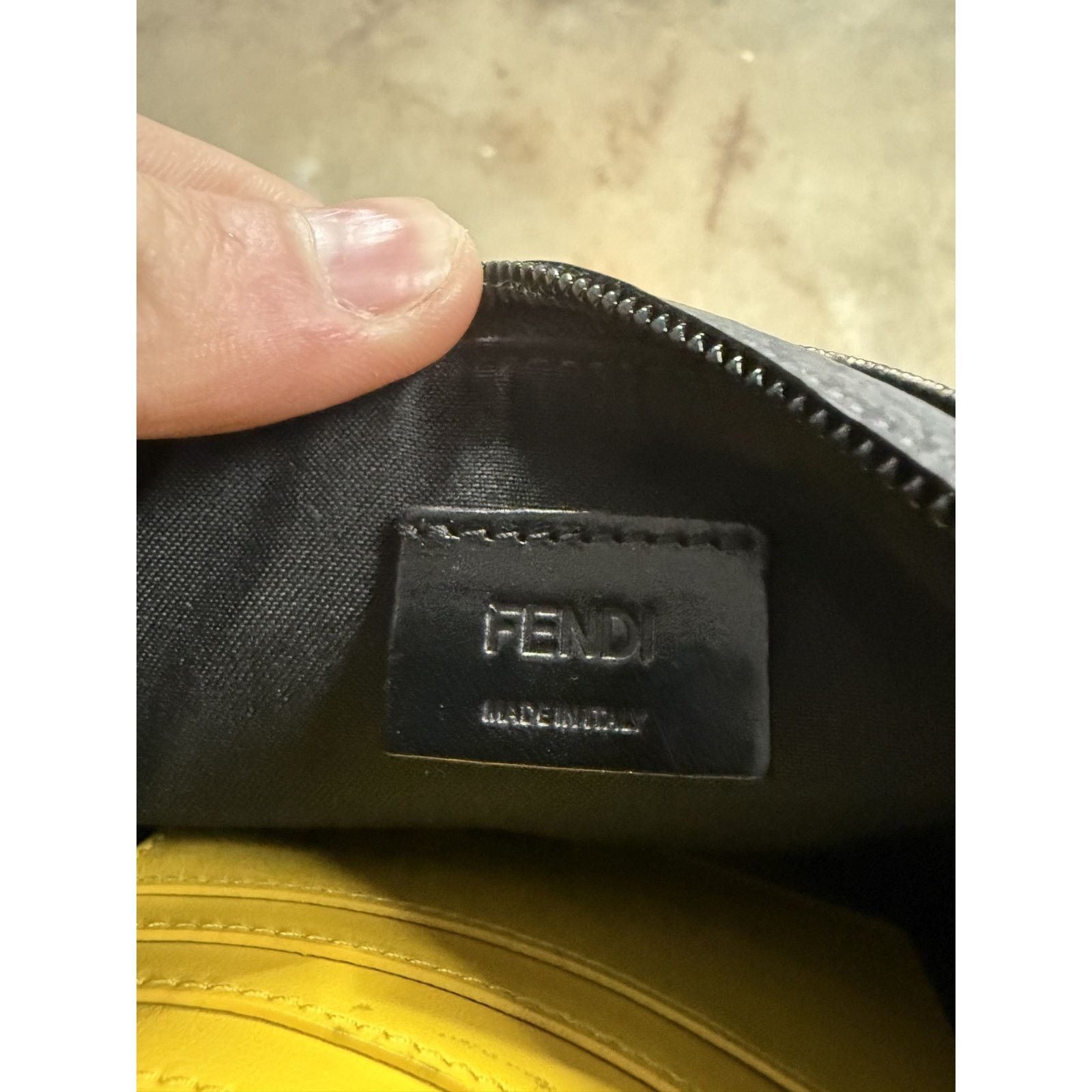 Fendi Fendi Wallet Brown All Over Yellow Used OS Size ONE SIZE - 3 Thumbnail
