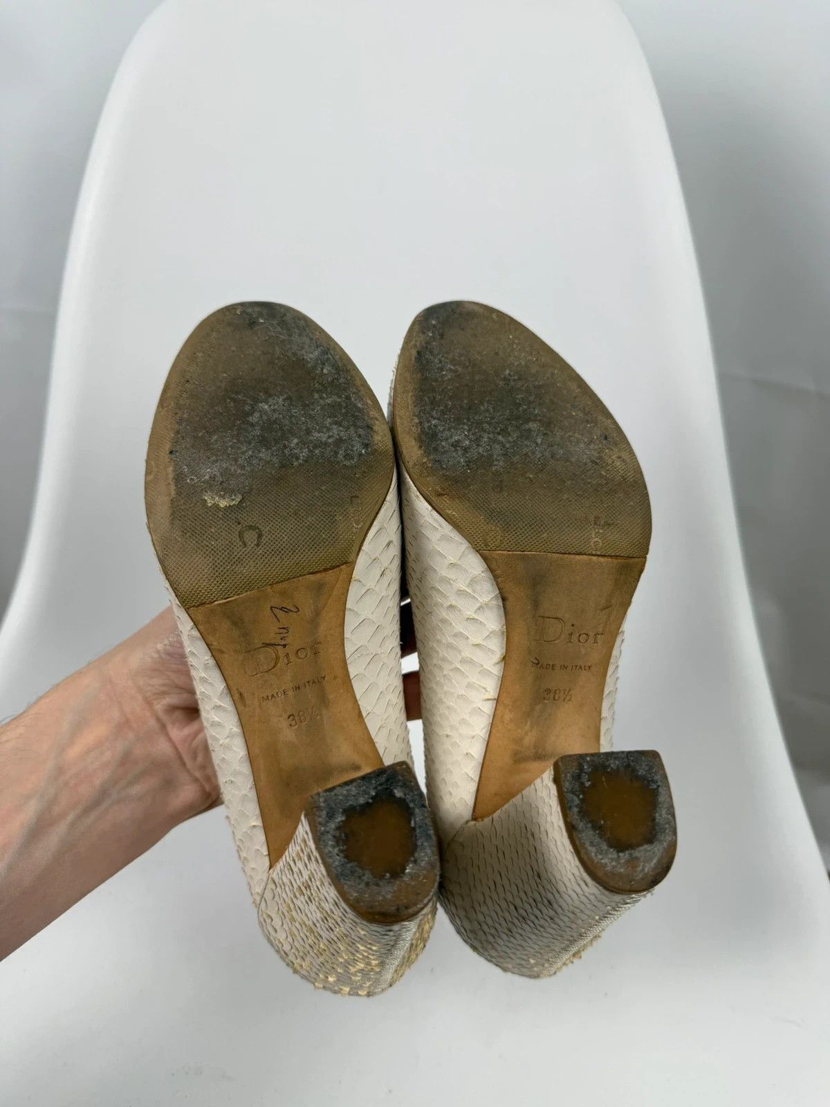 Dior Dior Leather Pumps size 38.5 Size US 8.5 / IT 38.5 - 6 Thumbnail