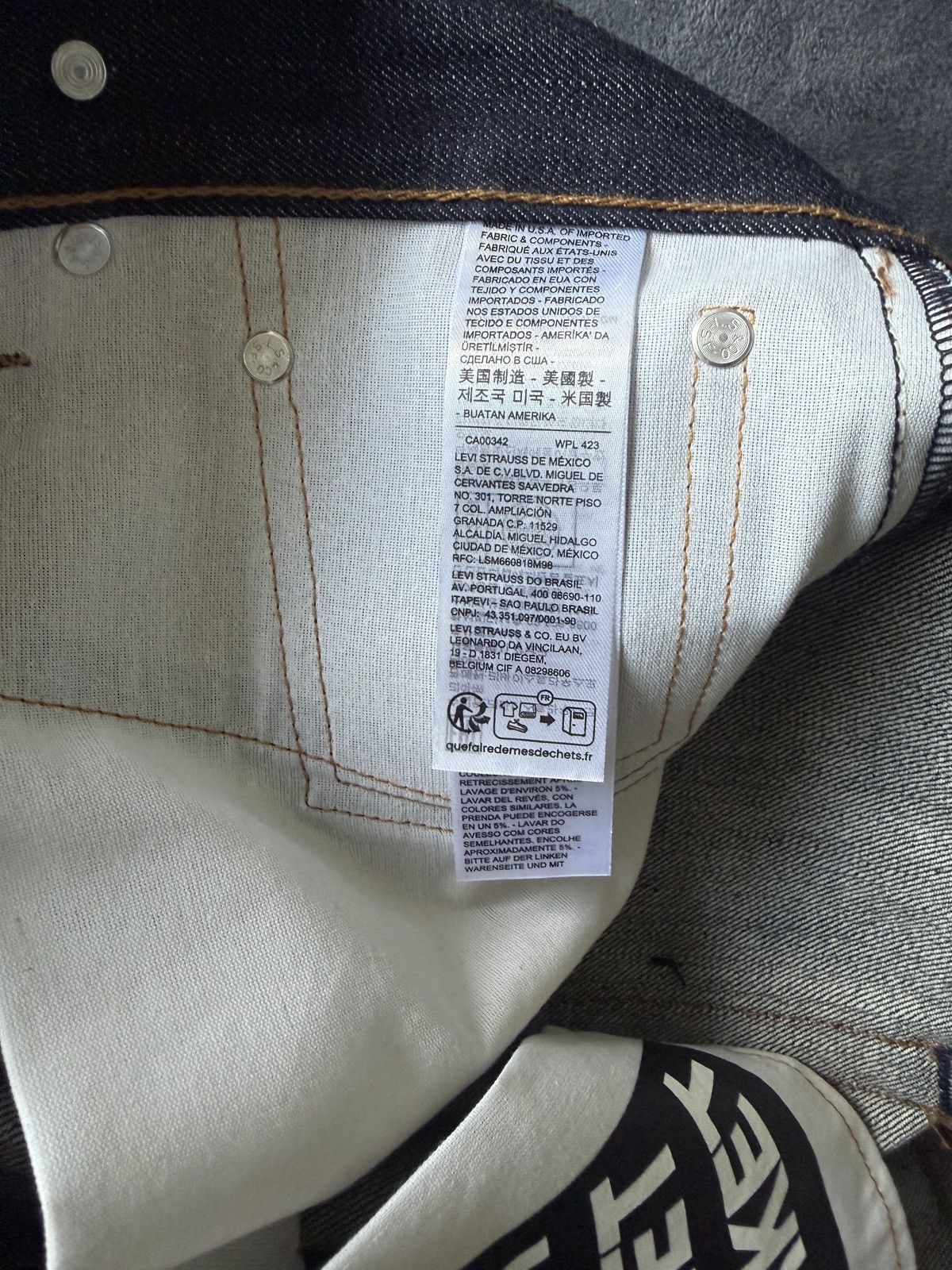 Levi's NEW LEVIS 505 Dover Street Market 20TH raw jeans made in SF Size US 32 / EU 48 - 11 Thumbnail