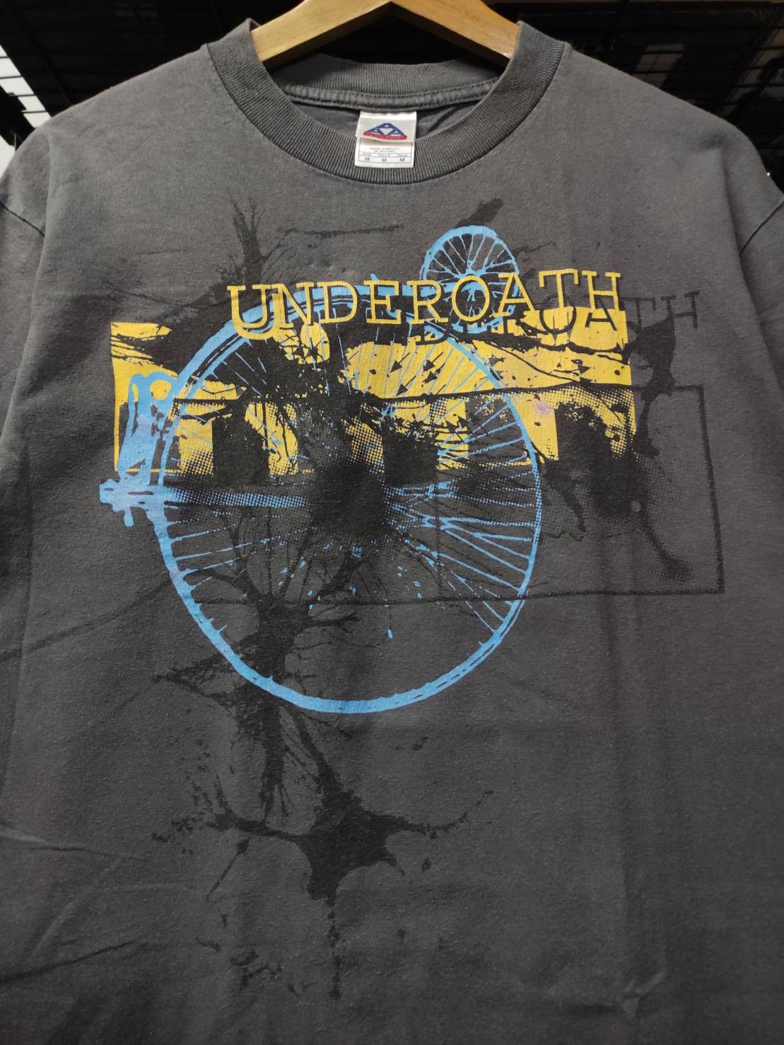 Band Tees Rare! Vtg 00's Underoath Band Graphic Art T-Shirt Size US M / EU 48-50 / 2 - 1 Thumbnail
