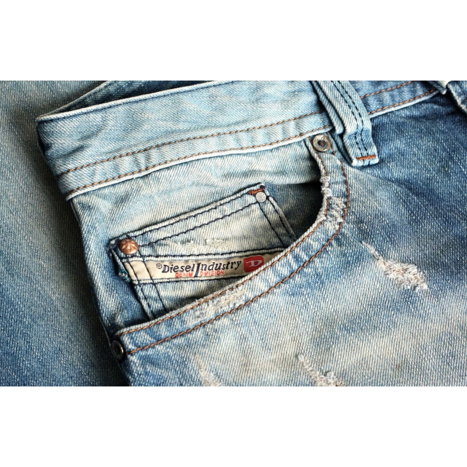 Diesel DIESEL THAVAR 0816K Slim Skinny Jeans Men Size W29 L30 DZ6573 Size US 29 - 5 Thumbnail