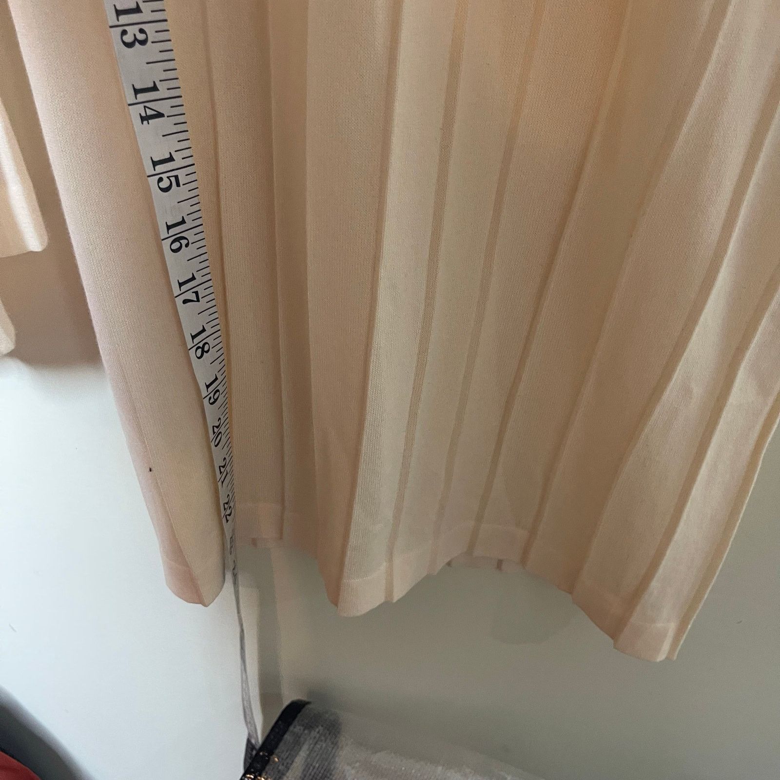 Theory Theory Pleated Palazzo Wide Leg Pull On Pants Bristol Ivory Size 26" / US 2 / IT 38 - 7 Thumbnail