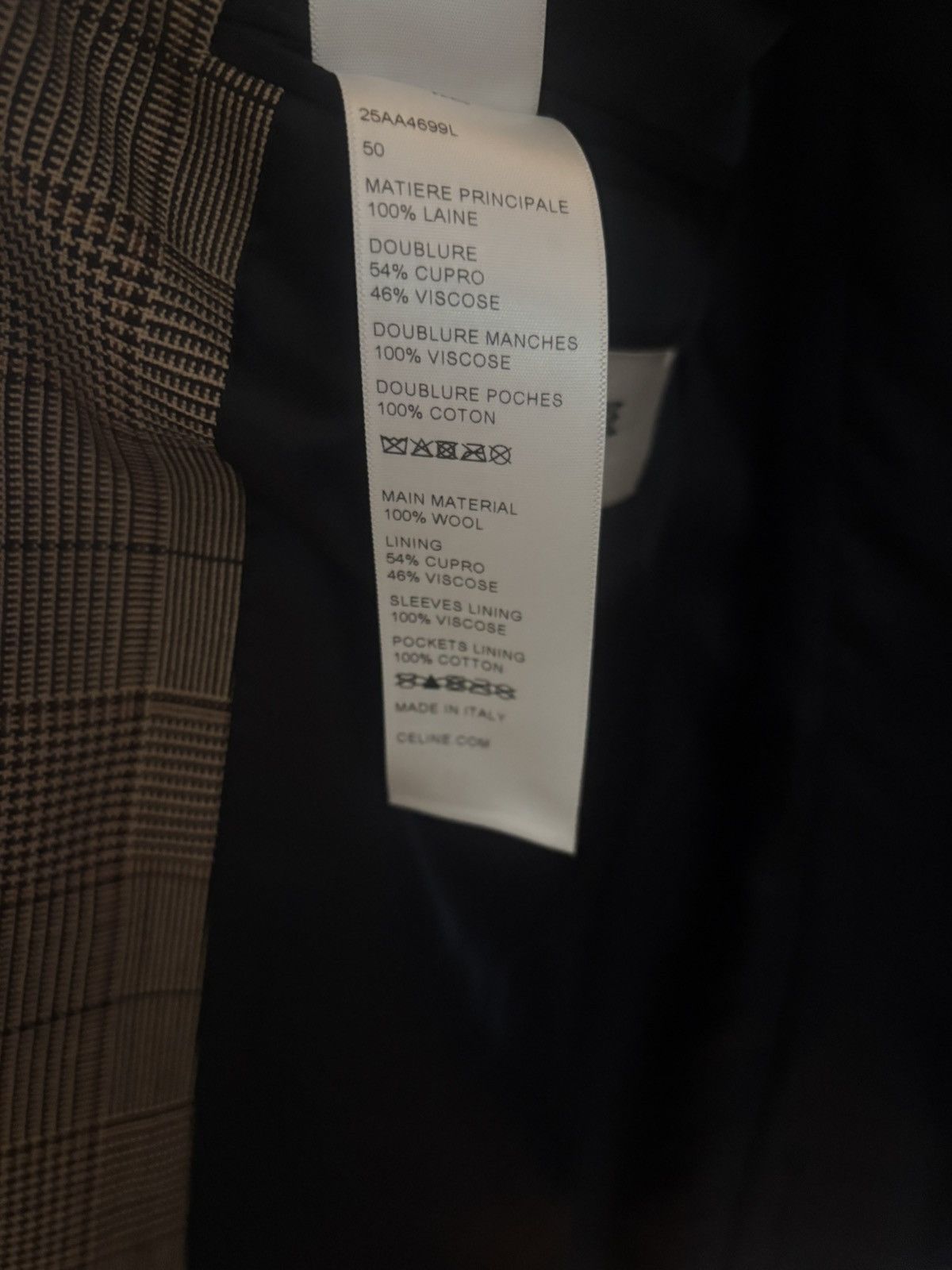Celine CELINE X HEDI SLIMANE BLAZER Size 40R - 6 Thumbnail