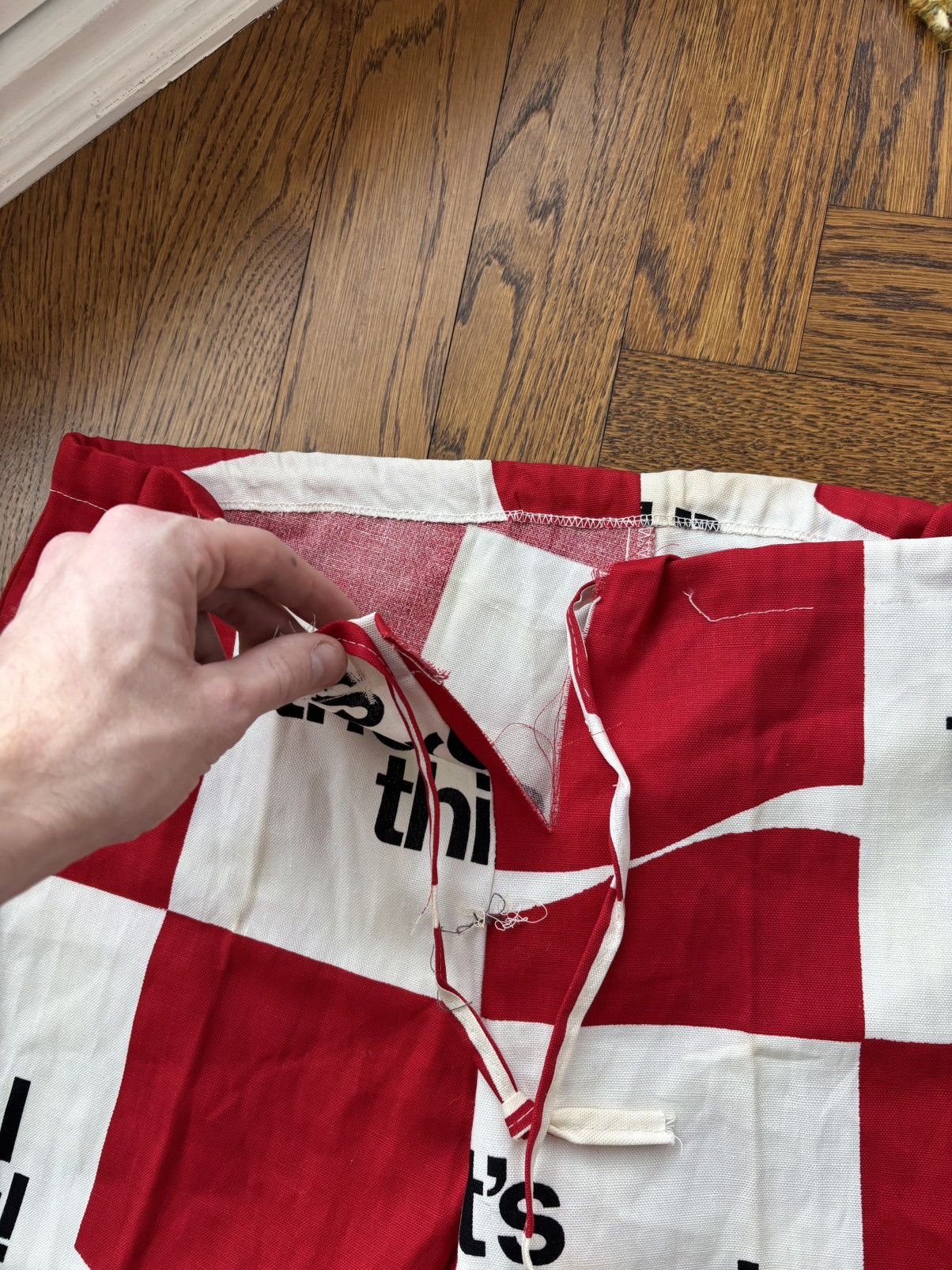 Coca Cola × Vintage 1970s Coca-Cola Trousers True Vintage Checker Plaid Flared Size US 36 / EU 52 - 5 Thumbnail