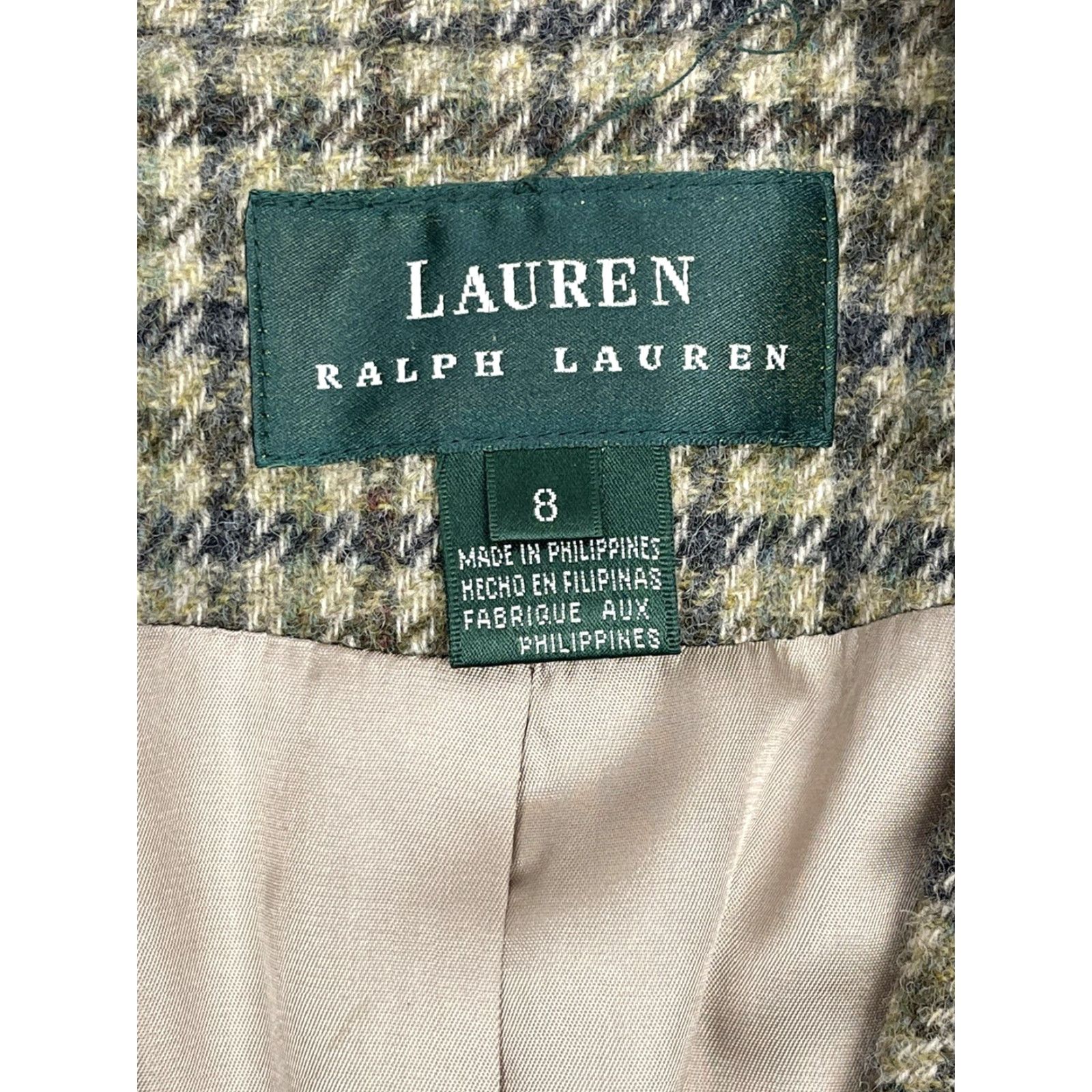 Ralph Lauren Ralph Lauren Womens Wool Equestrian Jacket Sport Coat Full Zip Work Riding Sz 8 Size M / US 6-8 / IT 42-44 - 3 Thumbnail