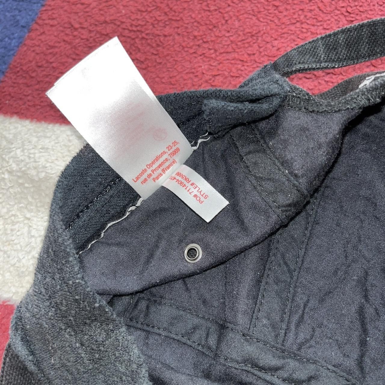 Lacoste × Supreme Supreme Lacoste Pique Knit Camp 5 panel faded black hat Cap Size ONE SIZE - 7 Thumbnail