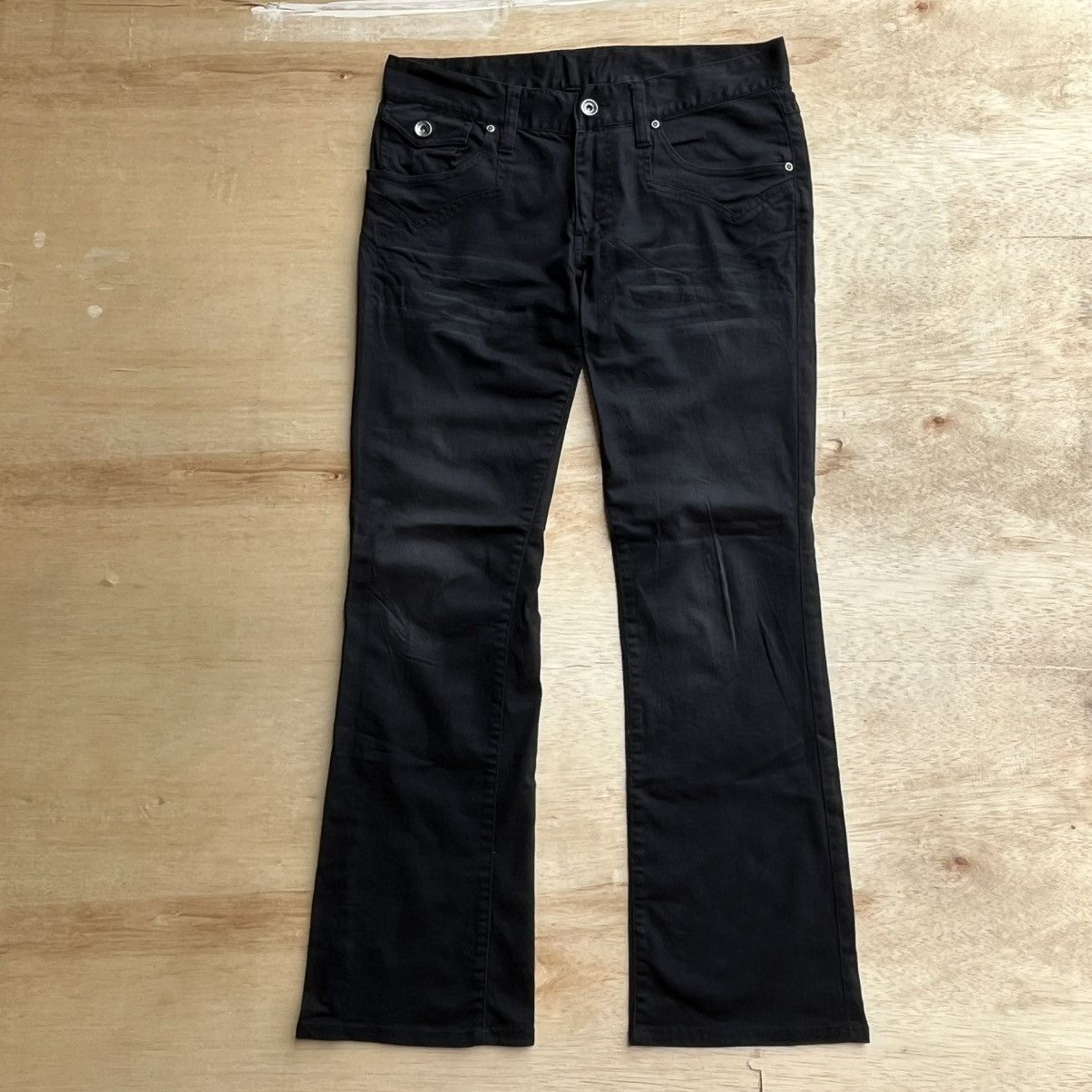 semanticdesign SEMANTIC DESIGN FADED STRETCH BOOT CUT JAPANESE BRAND Size US 32 / EU 48 - 1 Thumbnail