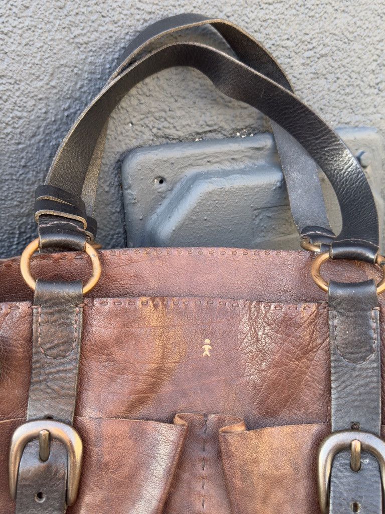 HENRY BEGUELIN × Vintage Henry Beguelin Handbag Purse Brown Leather Size ONE SIZE - 3 Thumbnail