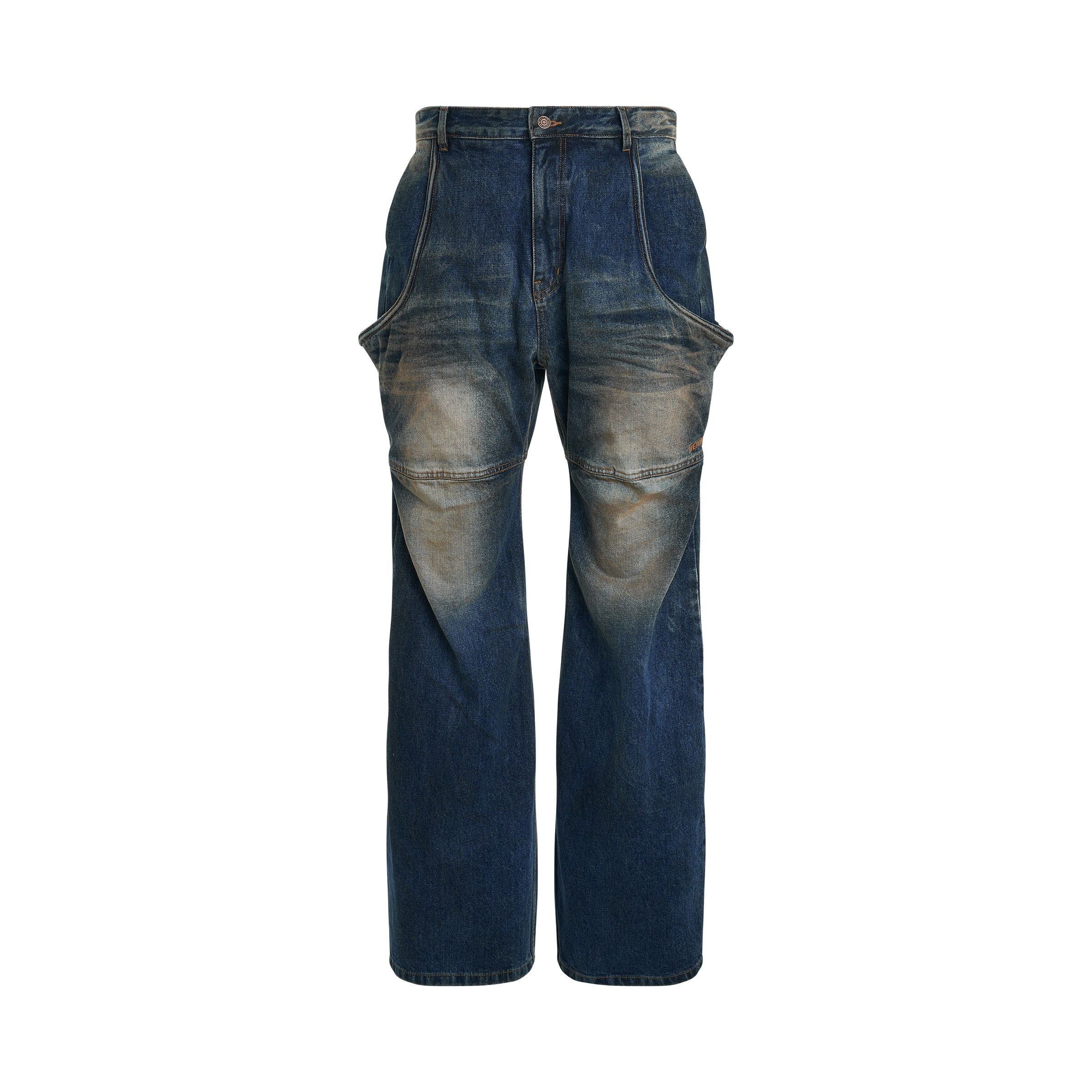 o1mris0824 Denim Pants in Navy