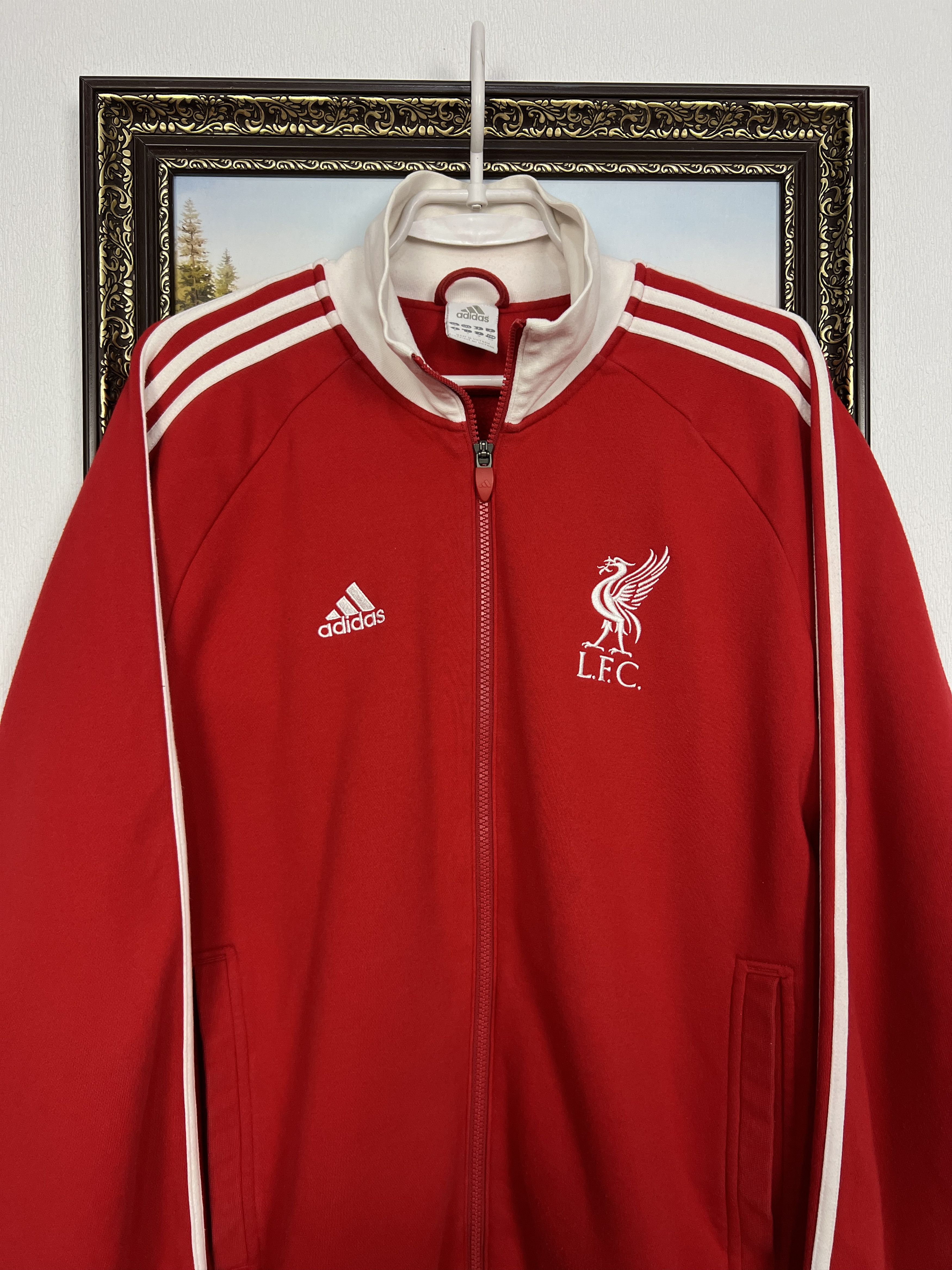 Adidas Vintage Liverpool Football Jacket Soccer Track Top Zip Size US S / EU 44-46 / 1 - 2 Thumbnail