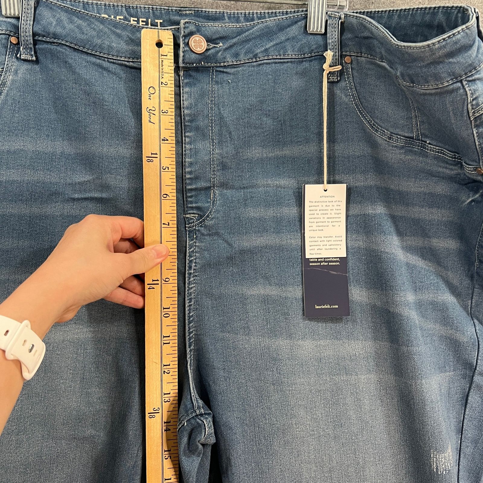 Other Laurie Felt Silky Denim The Easy Skinny Jeans - Indigo Light Size 42" / US 20 - 12 Thumbnail