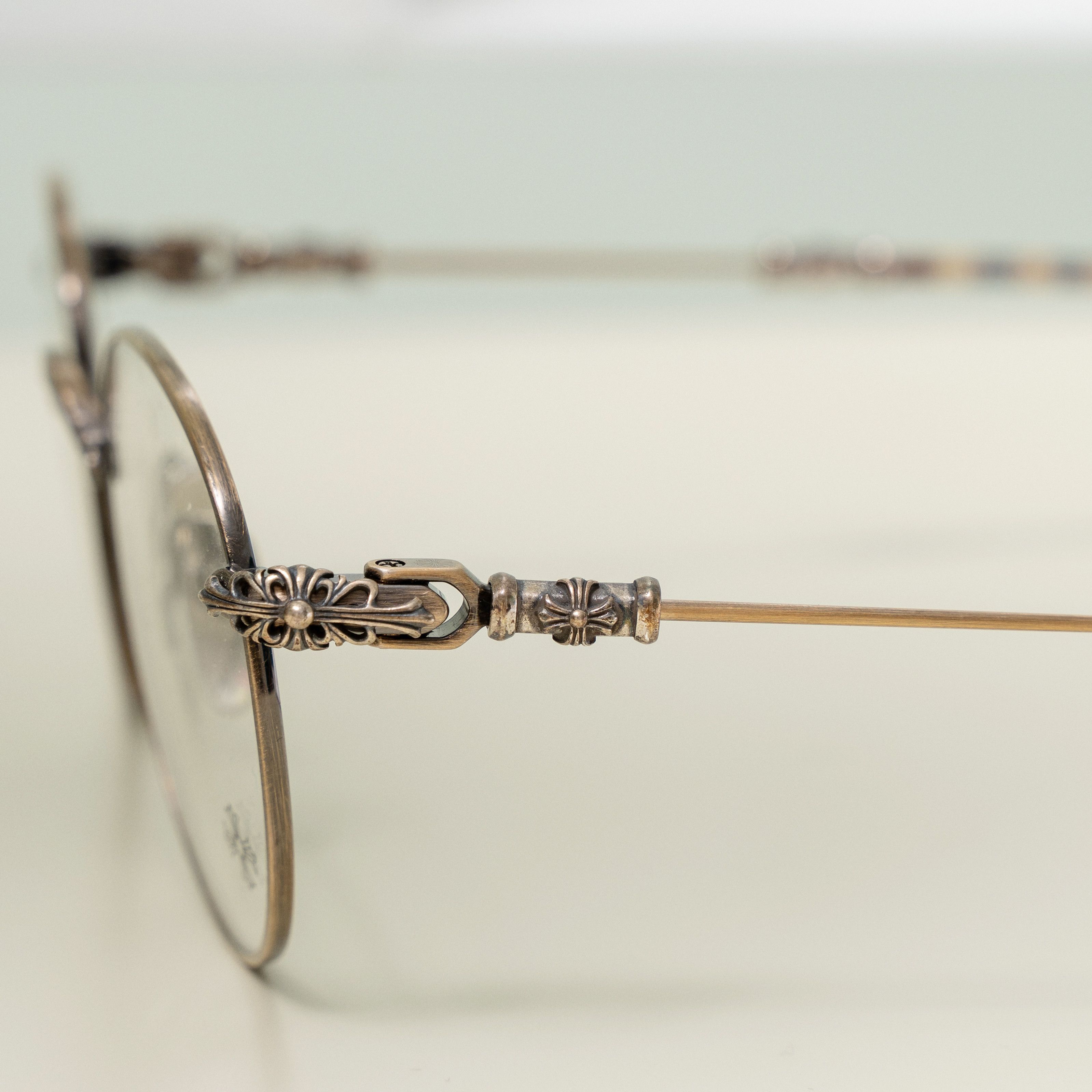 Chrome Hearts CHROME HEARTS Bubba Antique Gold Glasses Size ONE SIZE - 2 Thumbnail