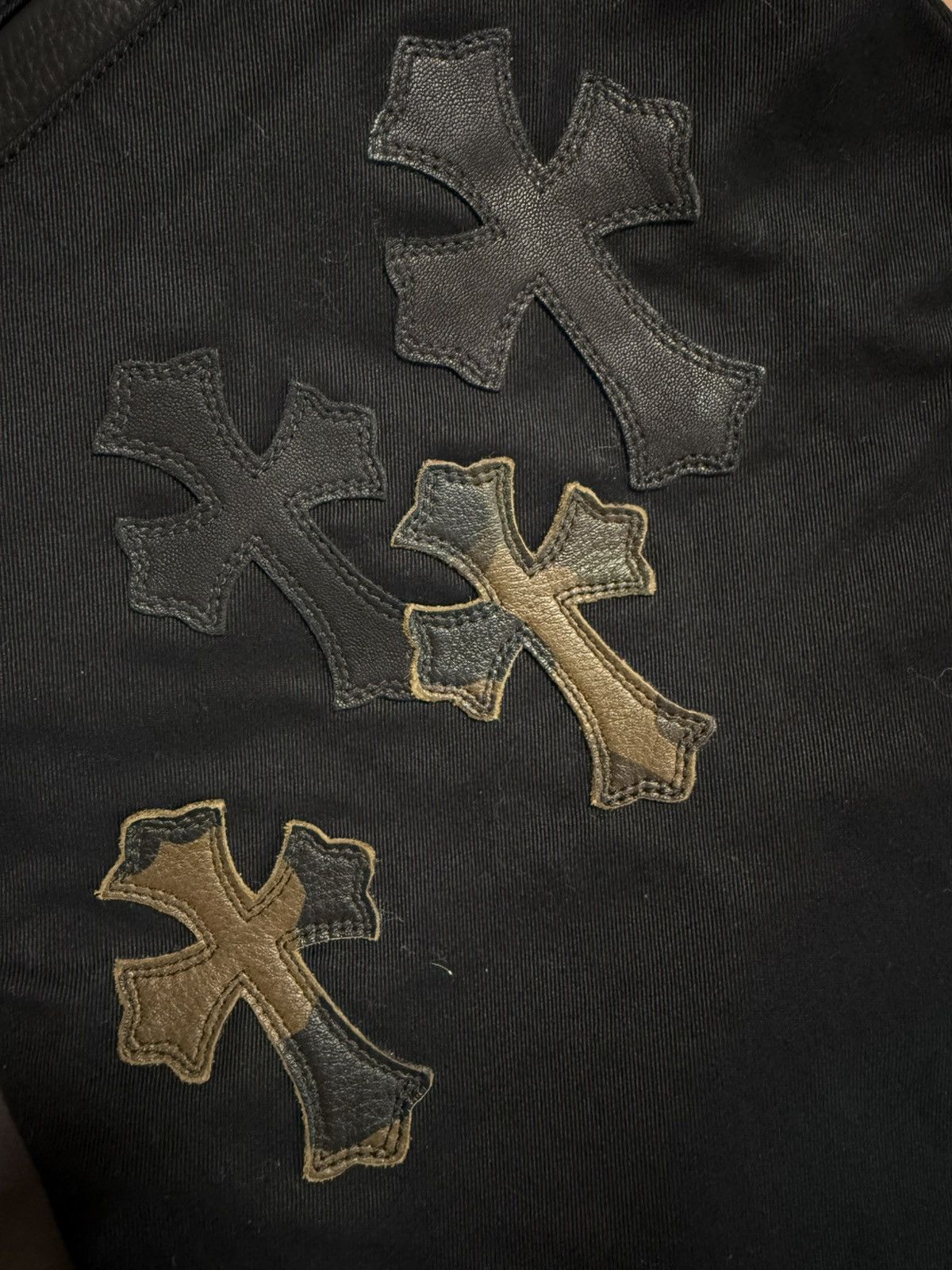Chrome Hearts Chrome hearts chino black and camouflage patches Size US 31 - 16 Thumbnail