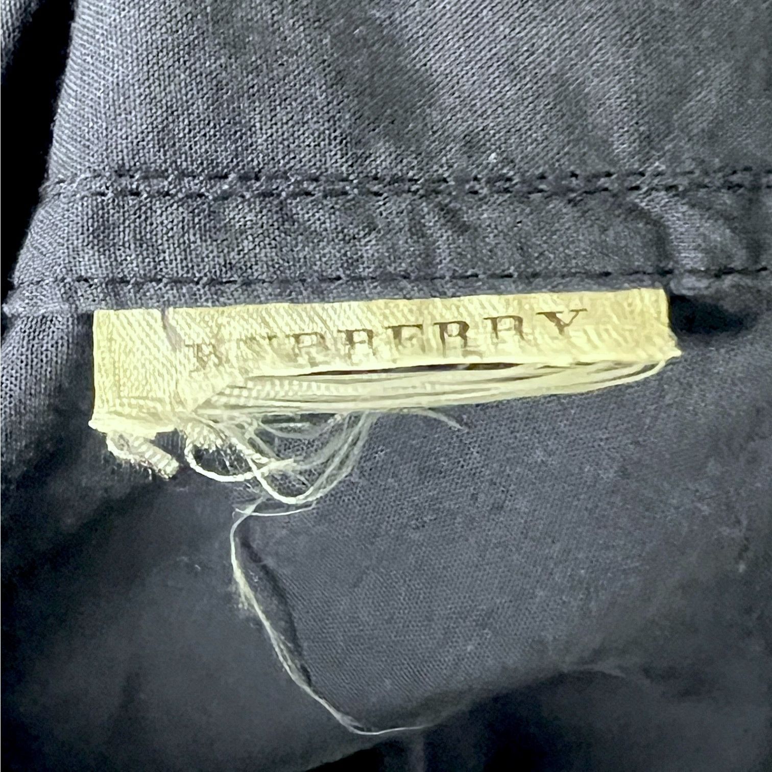 Men's Burberry Long Sleeve Button Up Shirt Blu Nova Check Sm