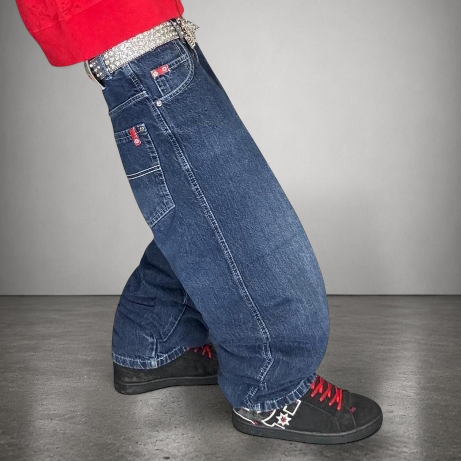 Polar Skate Co. × Southpole Baggy Southpole jeans red tab | Grailed