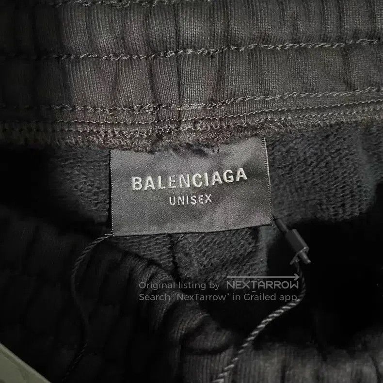 Balenciaga Balenciaga Size S Mud Dyed Destroyed Wide Leg Baggy Sweatp Size US 27 - 3 Thumbnail