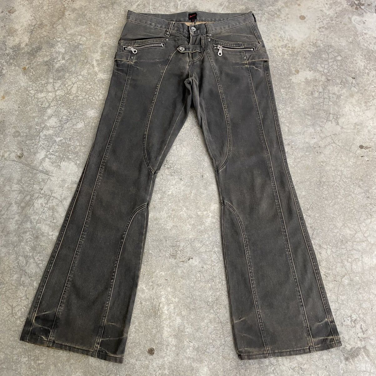 JACKROSE Jackrose Luv Maison Bloody Coated Denim Pants | Grailed