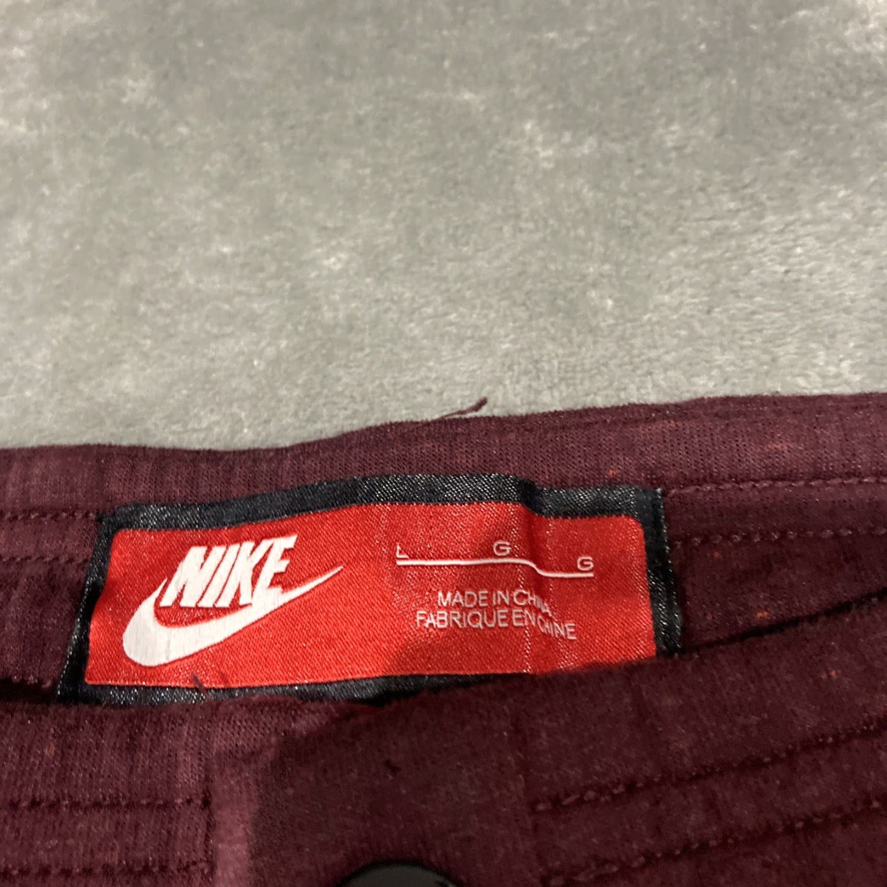 Nike NIKE SPORTSWEAR TECH FLEECE JOGGERS PANTS MENS LARGE MAROON 805218 681 Size US 33 - 3 Thumbnail