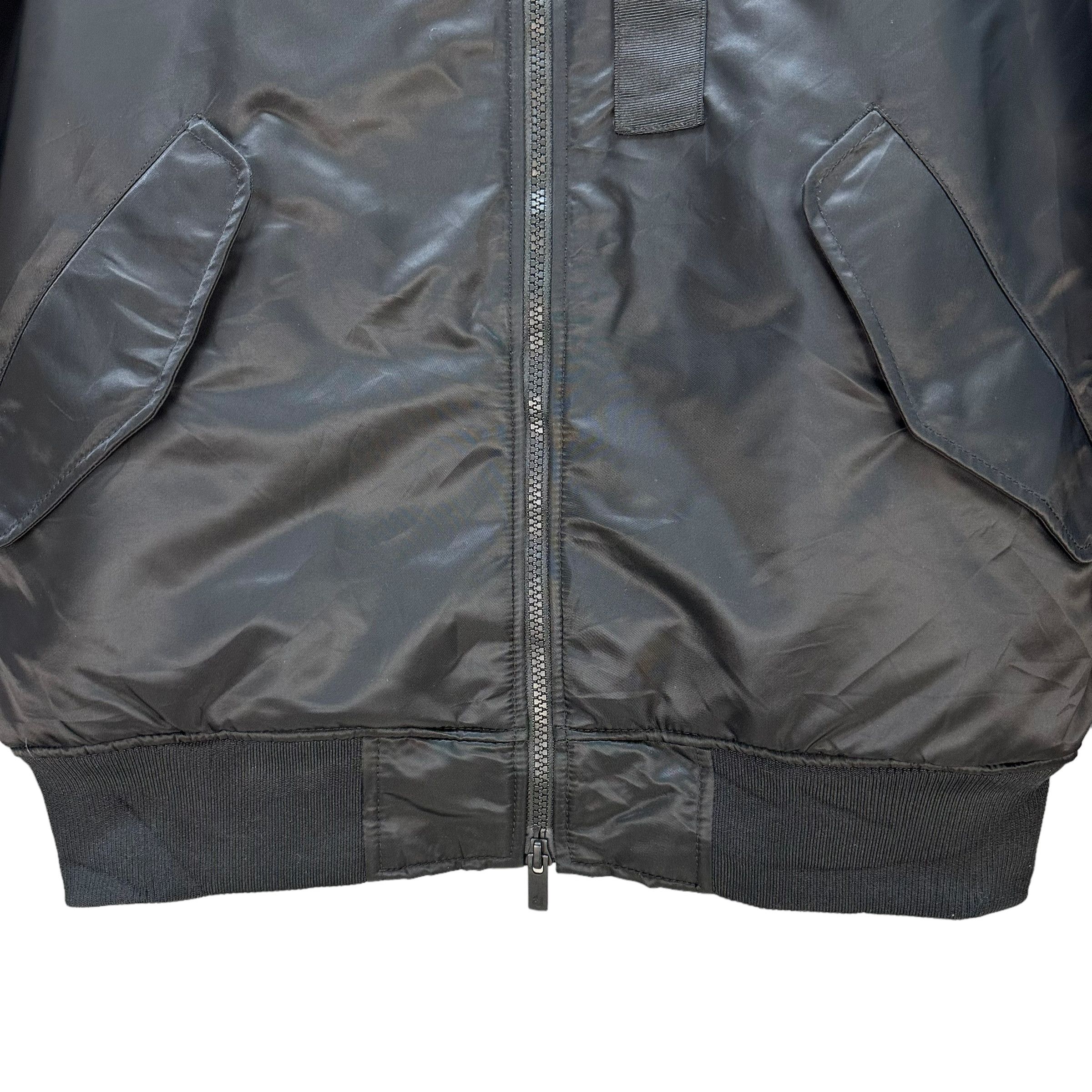 Japanese Brand +J Black Bomber Jacket #A3-0062 Size US M / EU 48-50 / 2 - 3 Thumbnail