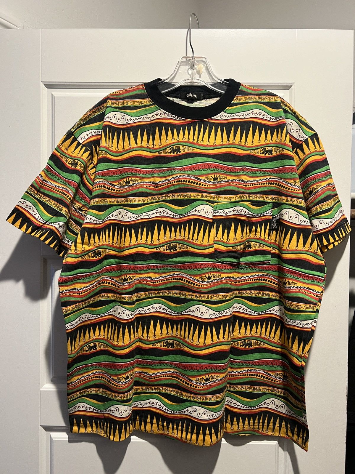 Stussy Vintage Stussy Roots Rasta All Over Print 90s Size US M / EU 48-50 / 2 - 1 Thumbnail