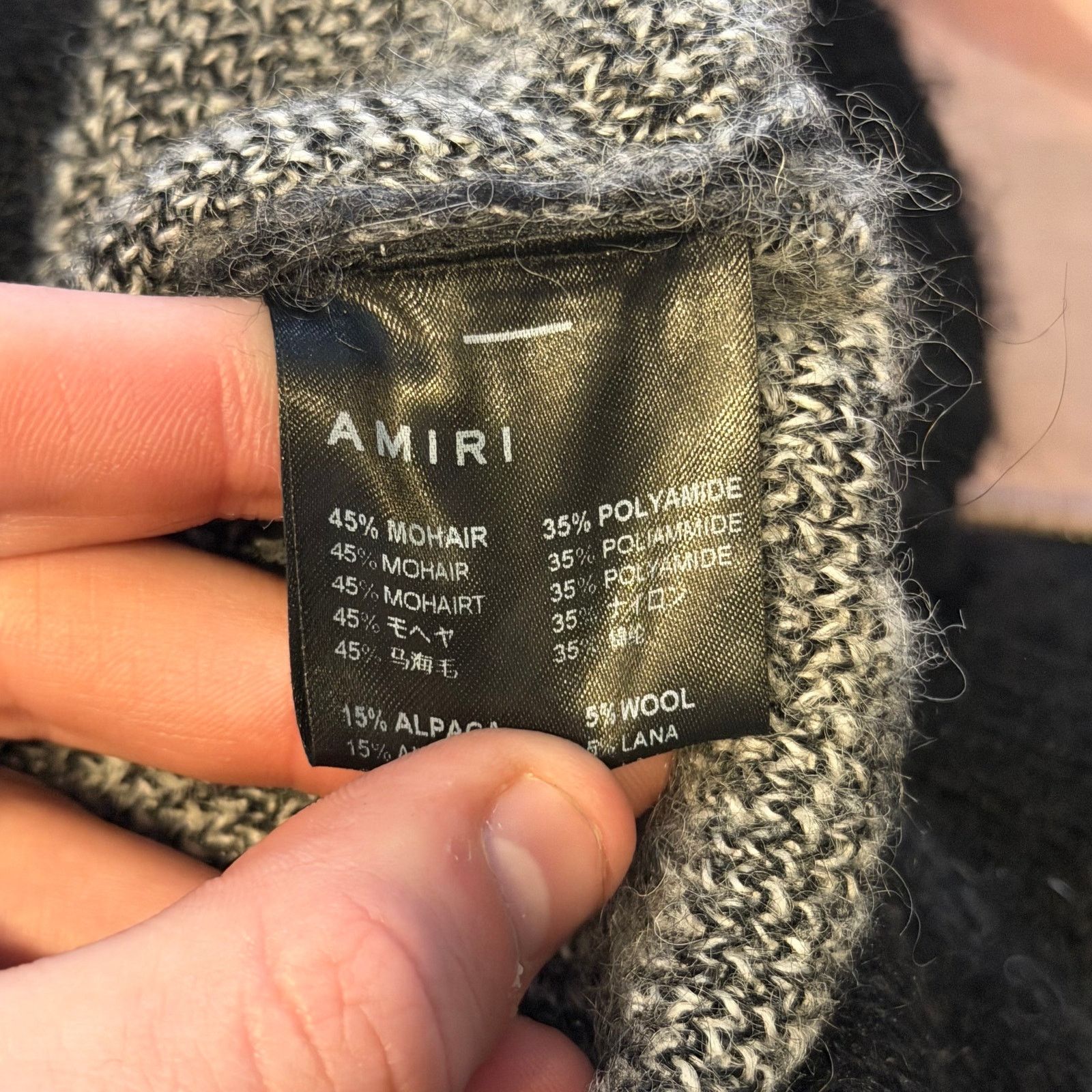 Amiri Amiri Preemo Mohair Sweater Size M / US 6-8 / IT 42-44 - 4 Thumbnail