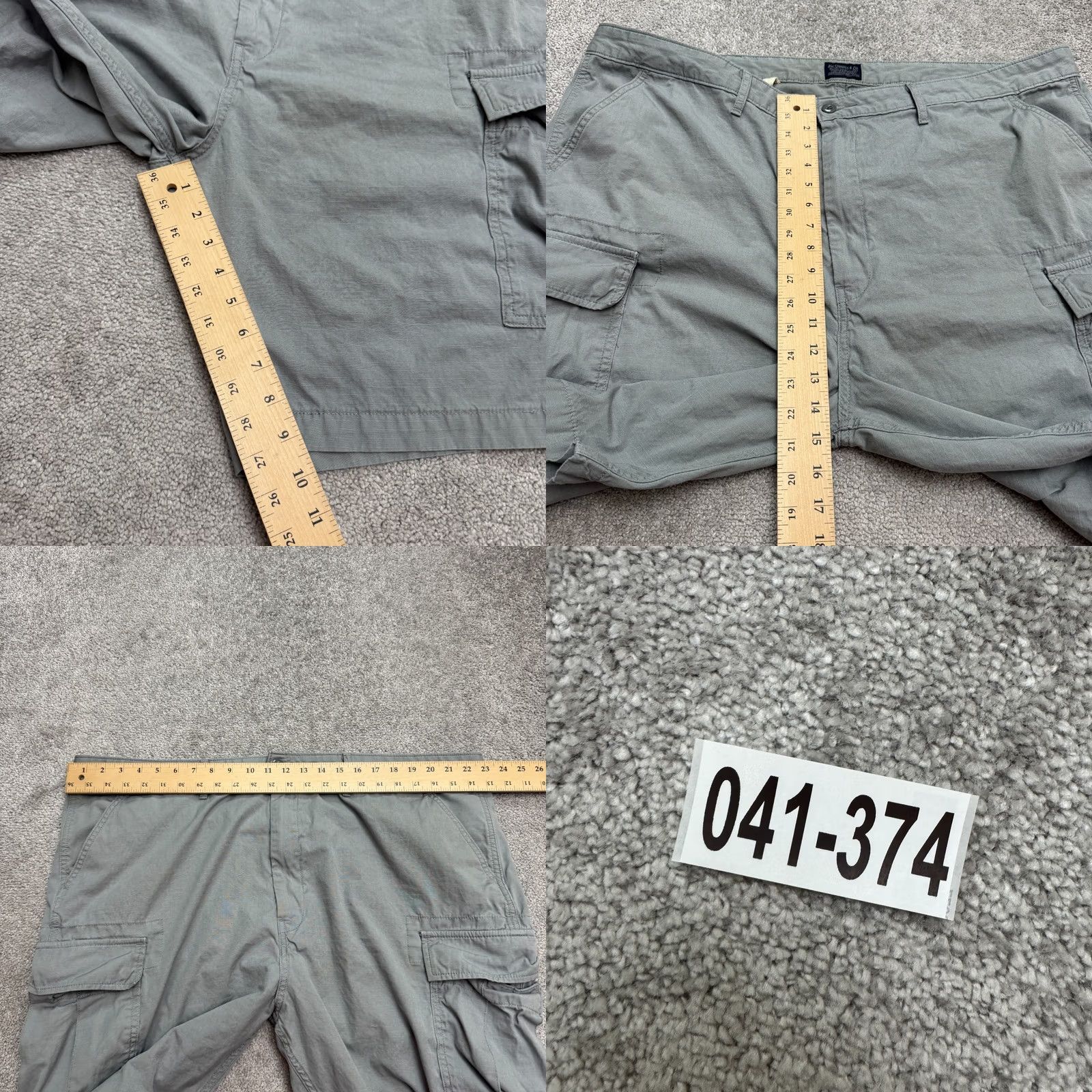 Levi's Levi's Cargo Shorts Mens Big & Tall 44 Gray 100% Cotton Ripstop Pocket Cargo Pocket Casual Outdoor Size US 30 / EU 46 - 9 Thumbnail